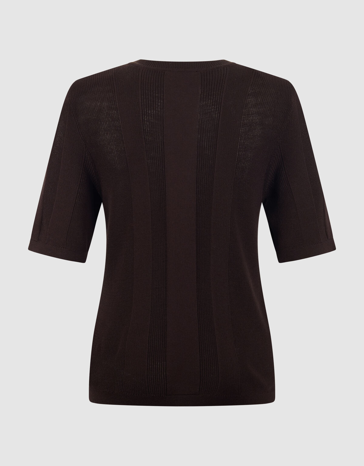 Gestricktes Rippentop Dunkelbraun von Mieke SHOEBY WOMEN