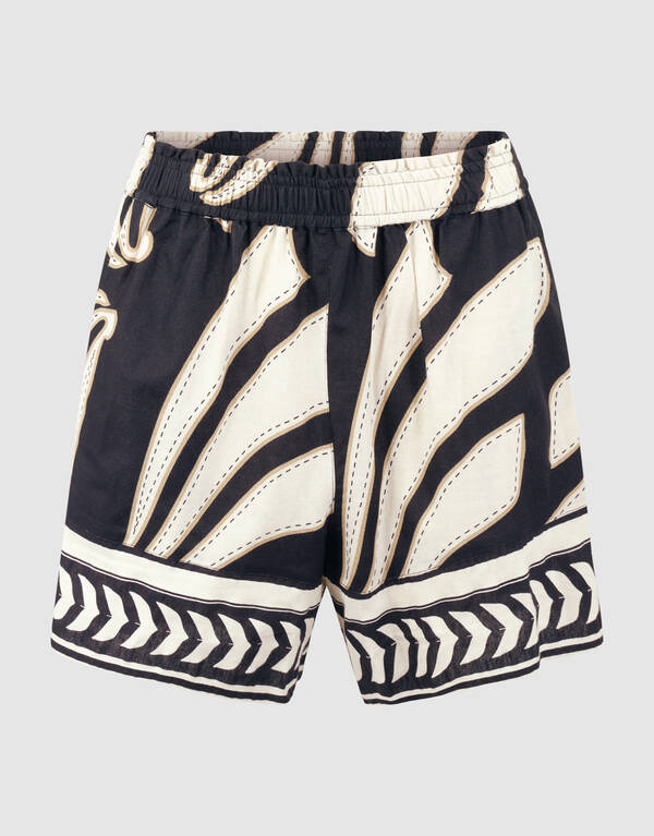 Bedruckte Shorts Schwarz SHOEBY WOMEN