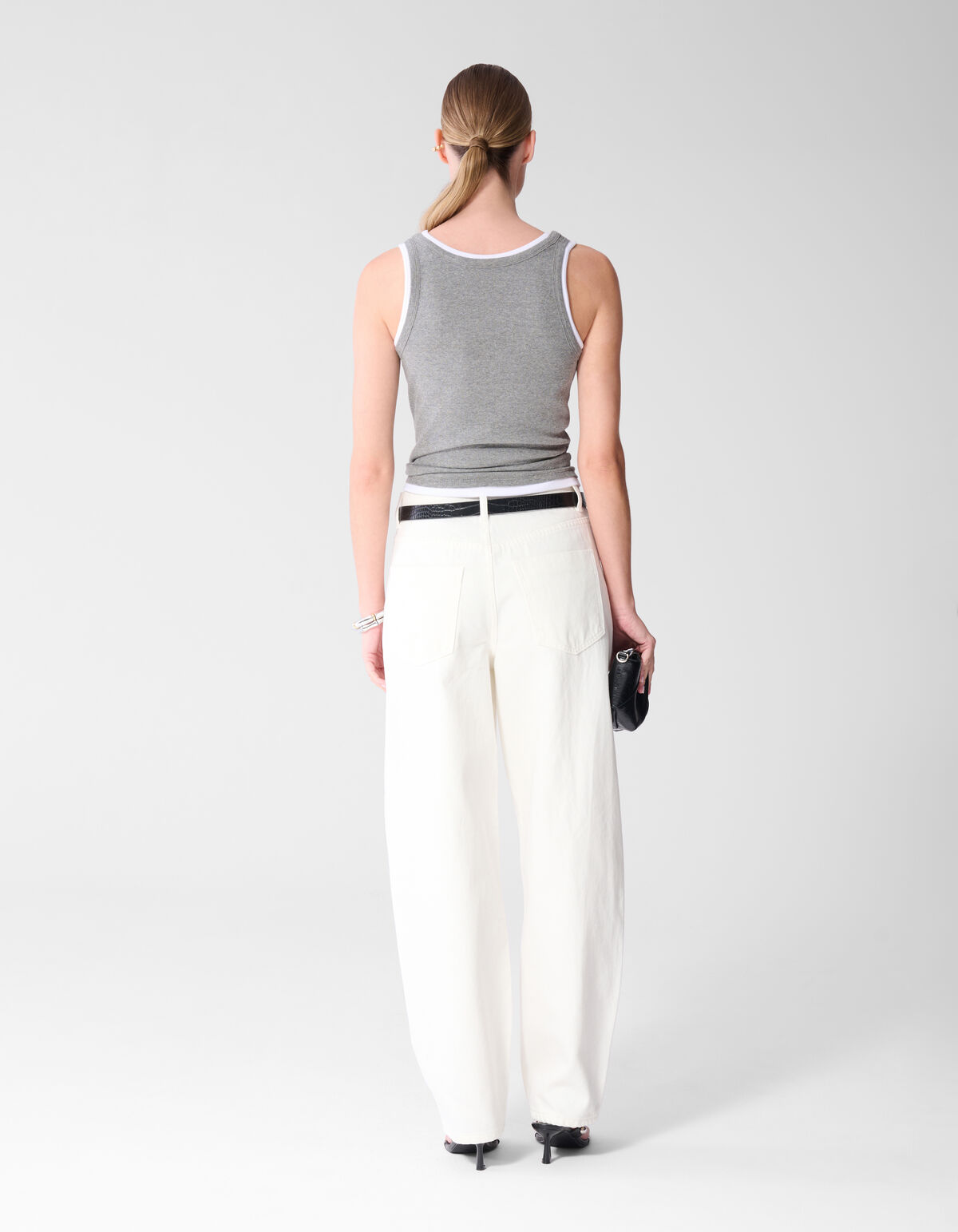 Doppel-Singlet Hellgrau SHOEBY WOMEN