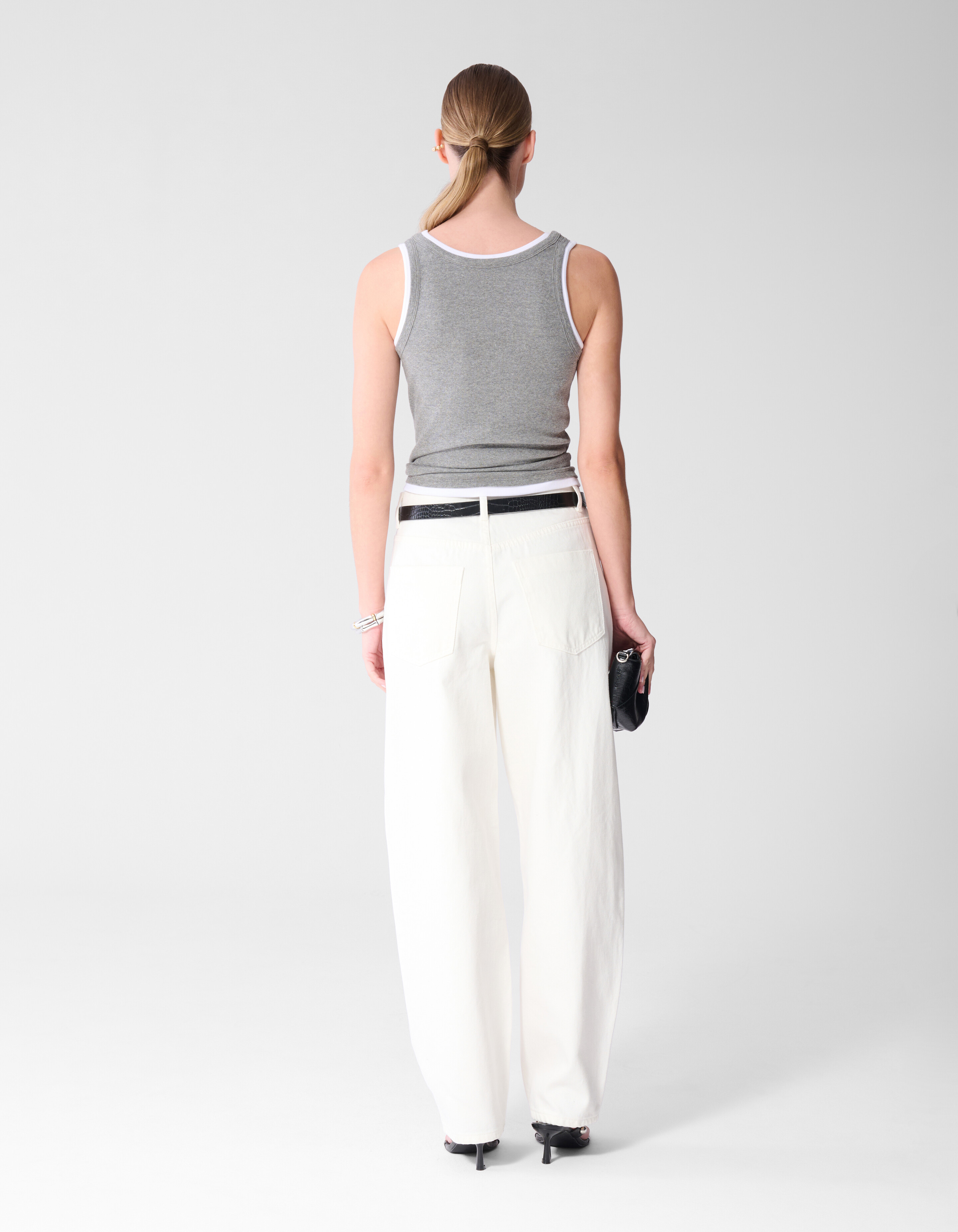 Doppel-Singlet Hellgrau SHOEBY WOMEN