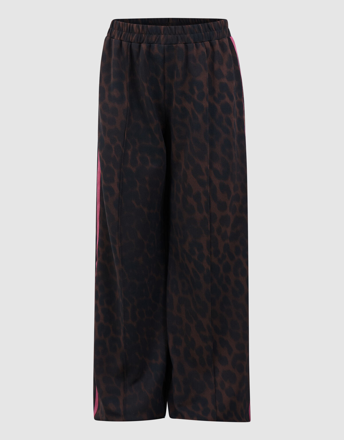 Hose mit Leopardenmuster und weitem Bein Dunkelbr SHOEBY GIRLS