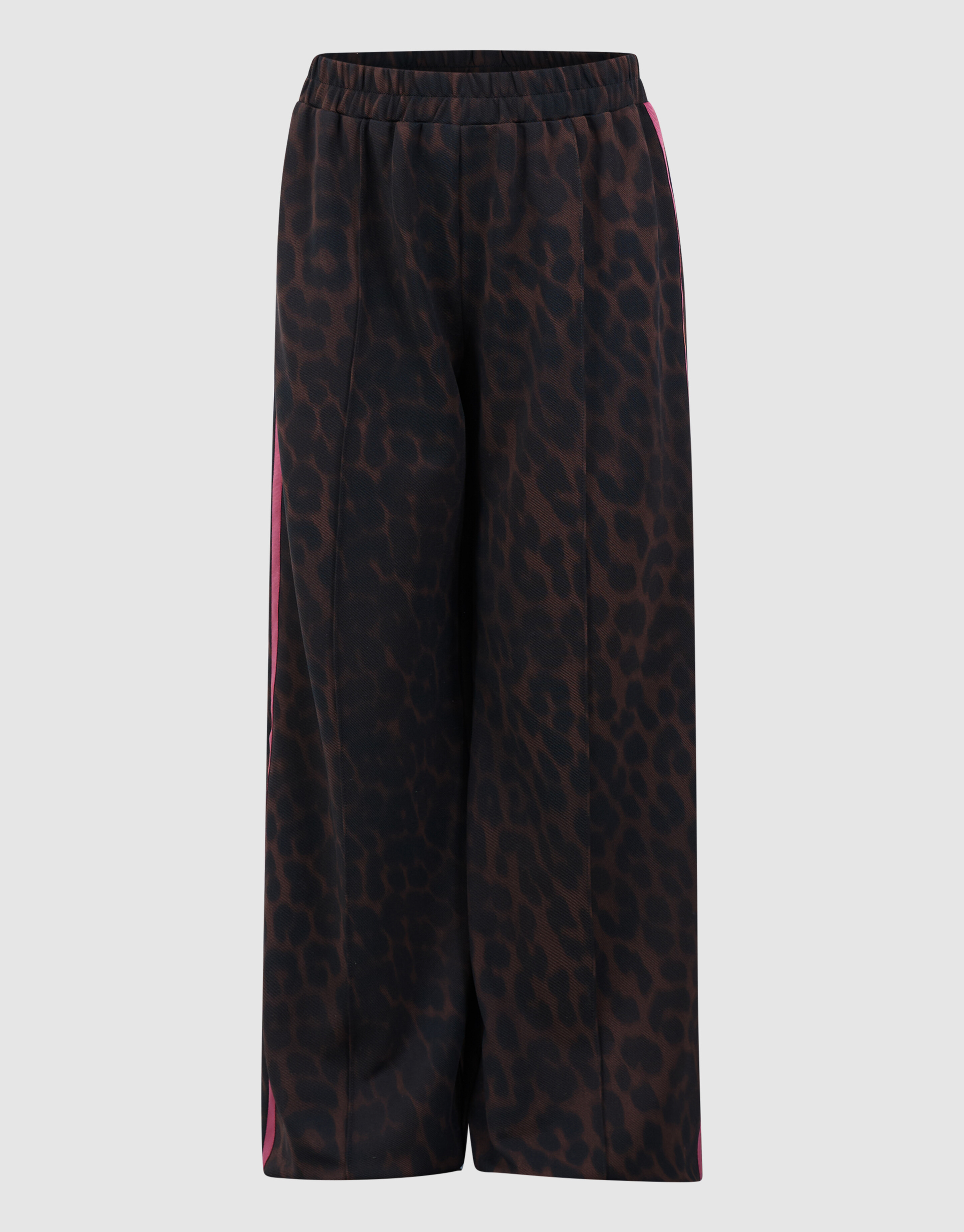 Hose mit Leopardenmuster und weitem Bein Dunkelbr SHOEBY GIRLS
