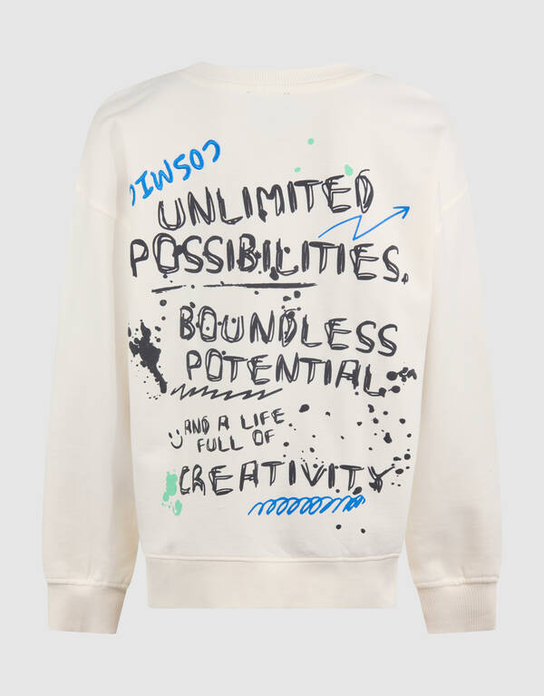 Doodle Pullover Off White SHOEBY BOYS