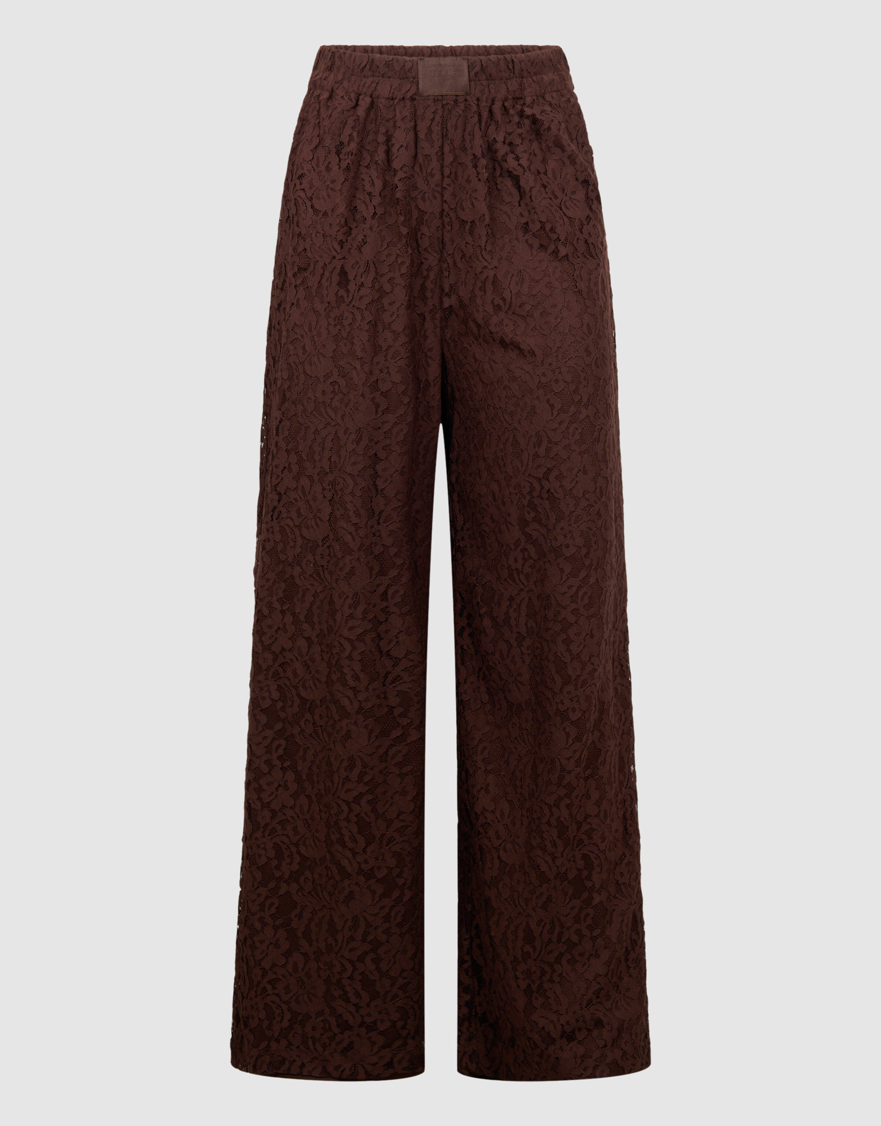 Braune Spitzenhose mit weitem Bein SHOEBY WOMEN