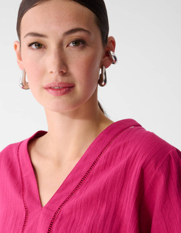 Tape-Cropped-Top in Rosa SHOEBY WOMEN