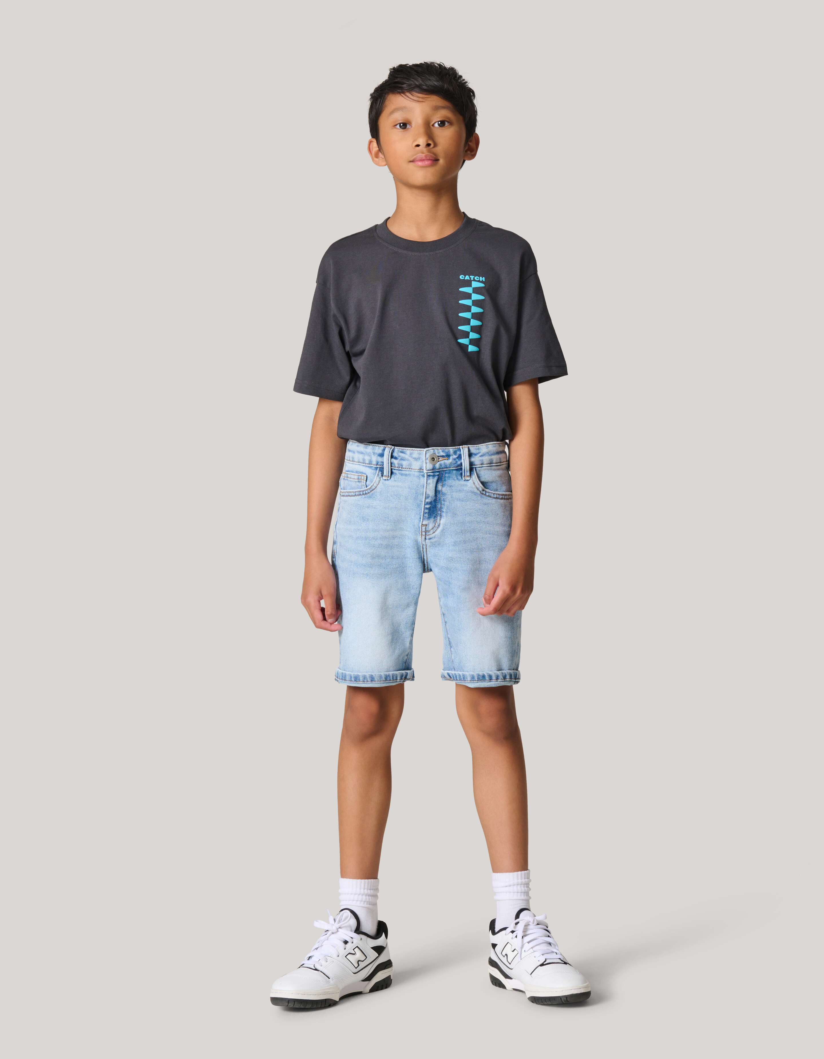 Denim Short Lichtblauw SHOEBY BOYS