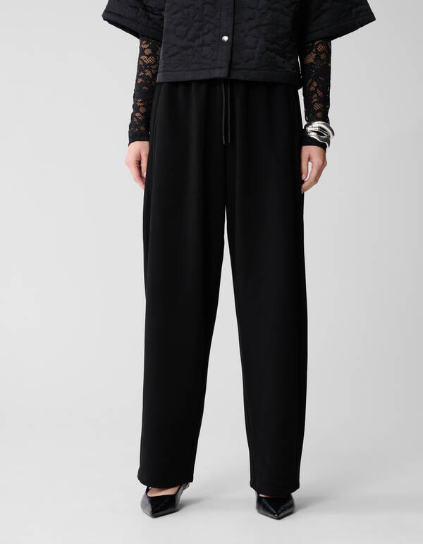 Barrel Fit Jogger Hose Schwarz SHOEBY WOMEN