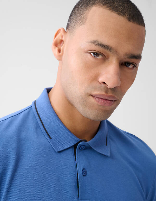 Pique Polo Blau SHOEBY MEN