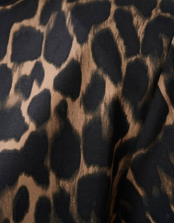 Leopard Padded T-Shirt Braun SHOEBY WOMEN