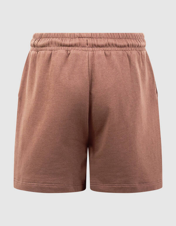 Gewaschener Erdbeer-Short-Bruin SHOEBY GIRLS