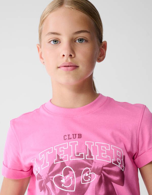 Club Atelier Kunst T-Shirt Rosa SHOEBY GIRLS