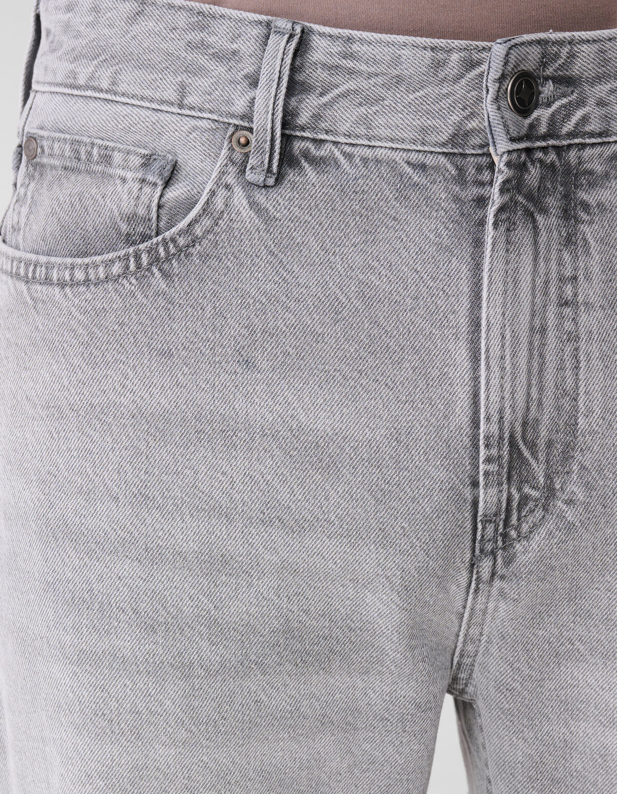 Relaxed Fit Jeans Hellgrau L32 SHOEBY MEN