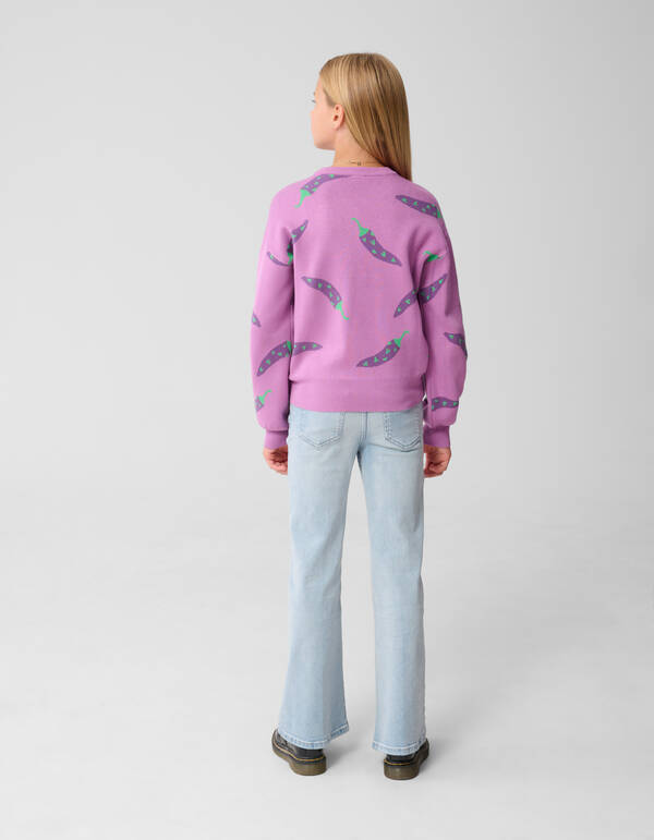 Pepper Artwork Pullover Rosa SHOEBY GIRLS