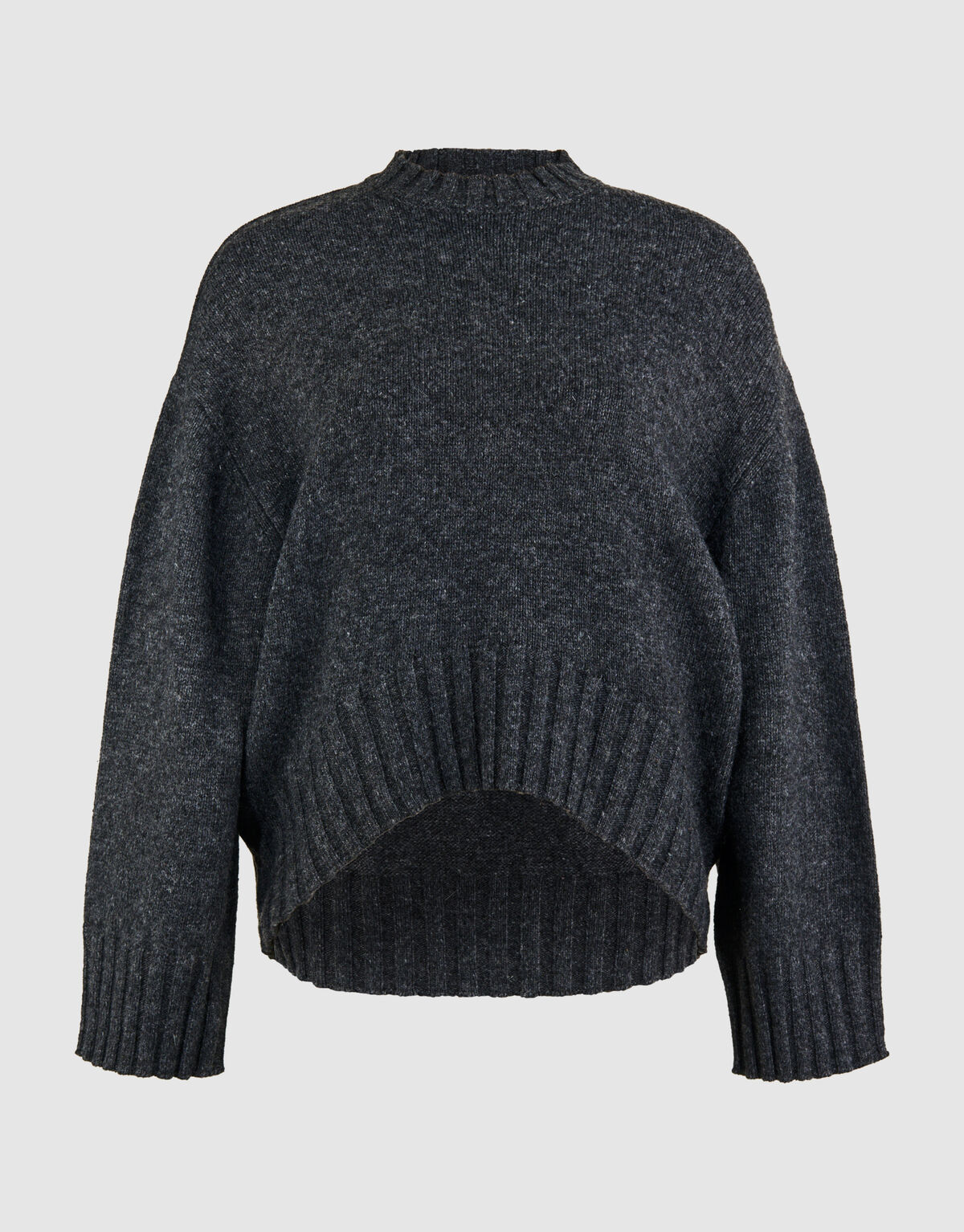 Übergroßer Strickpullover Dunkelgrau von Mieke SHOEBY WOMEN