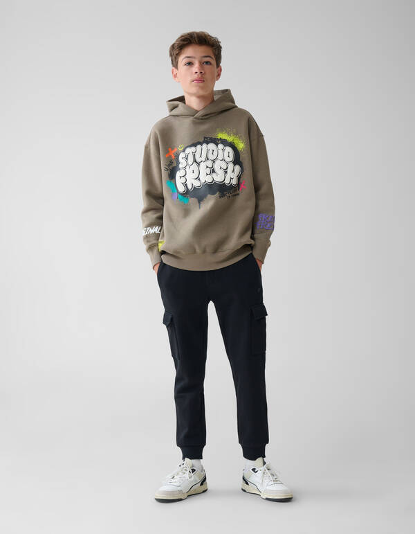 Cargo Joggerhose Schwarz SHOEBY BOYS