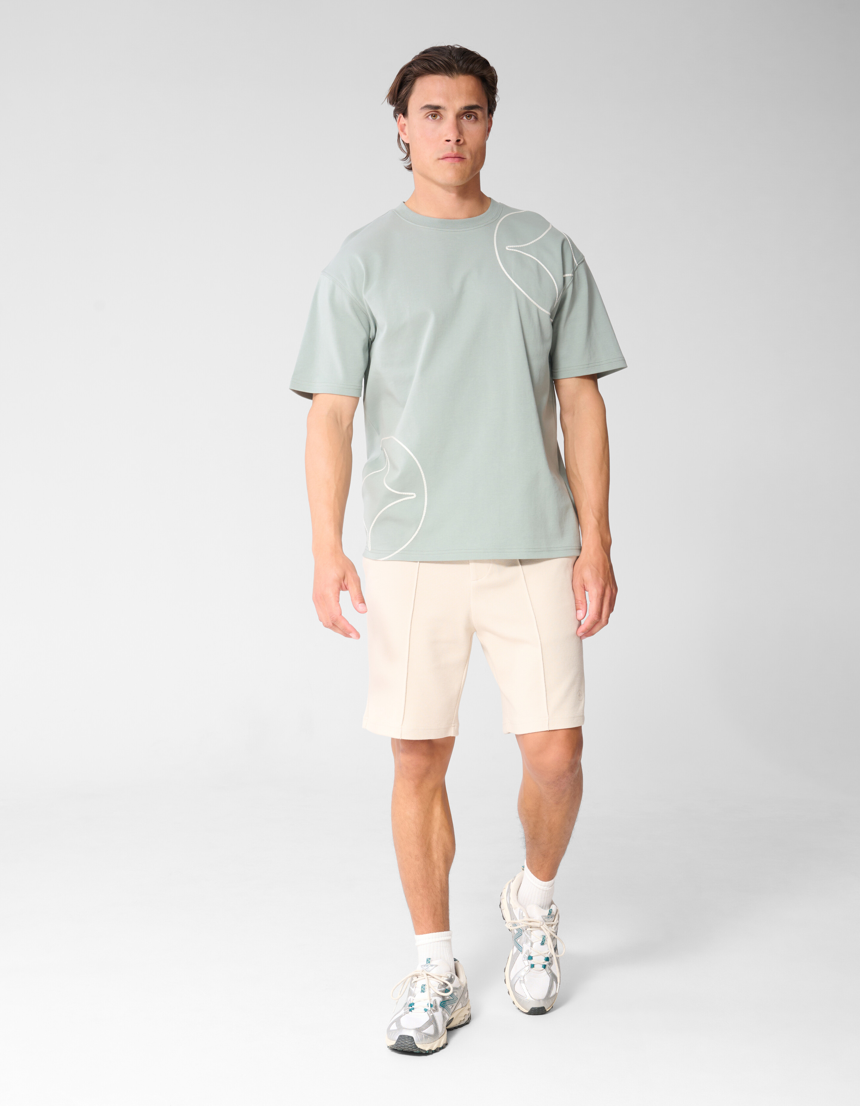 Struktur Regular Fit Shorts Sand SHOEBY MEN