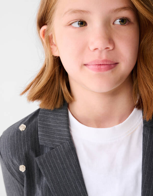 Studs Blazer Dunkelgrau SHOEBY GIRLS