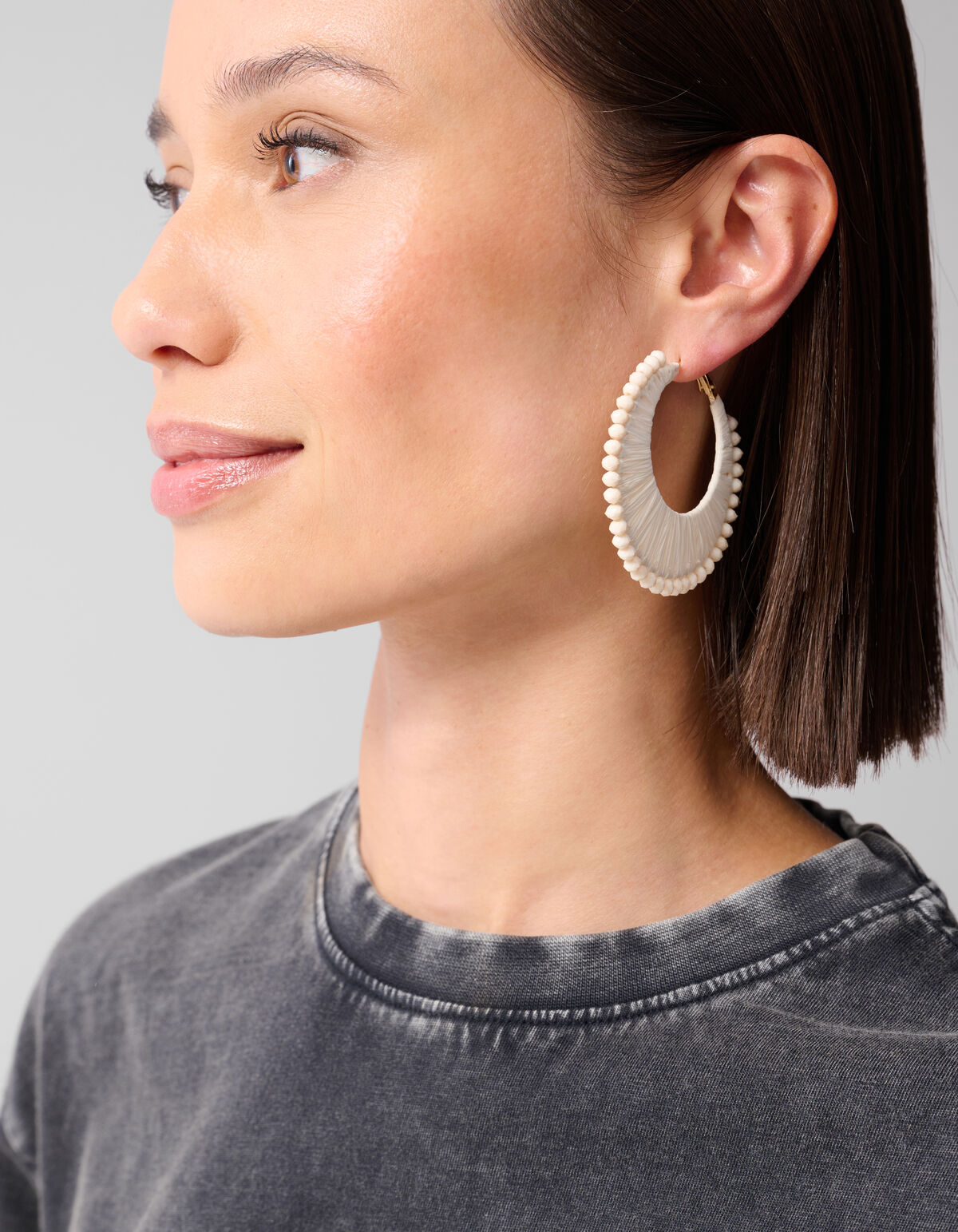 Perlenohrringen Broken White SHOEBY ACCESSOIRES