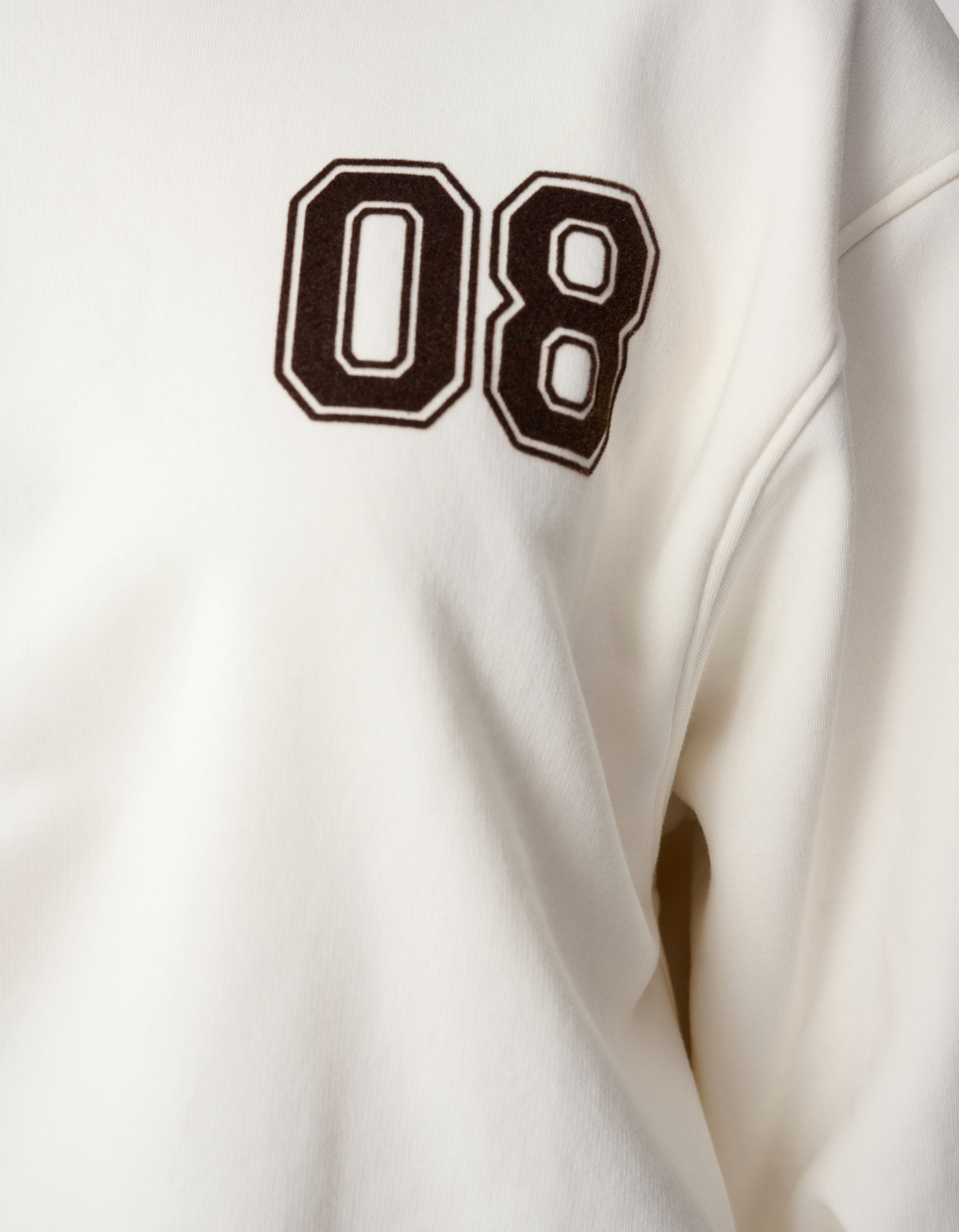 Varsity-Cord-Pullover Gebrochenes Wei&szlig; SHOEBY WOMEN
