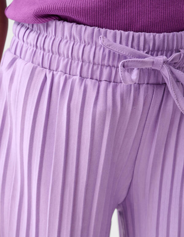 Pliss&eacute;-Hose Hellviolett SHOEBY GIRLS