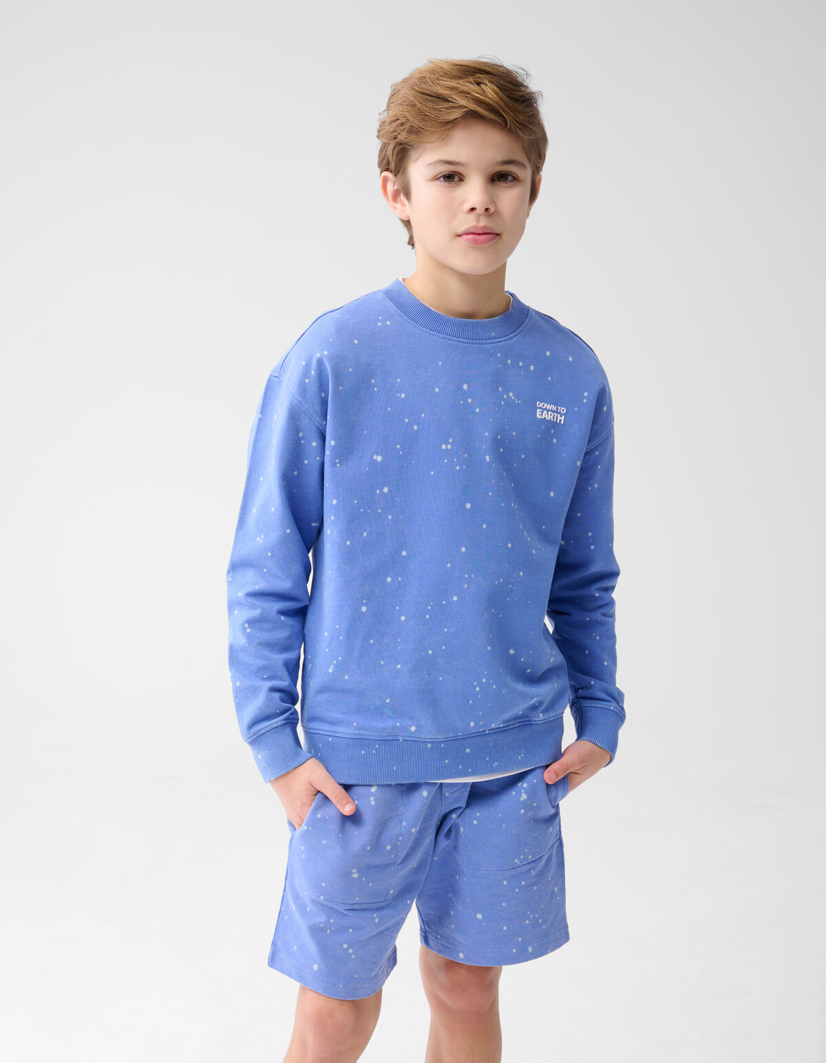 Färbepullover Hellviolett SHOEBY BOYS