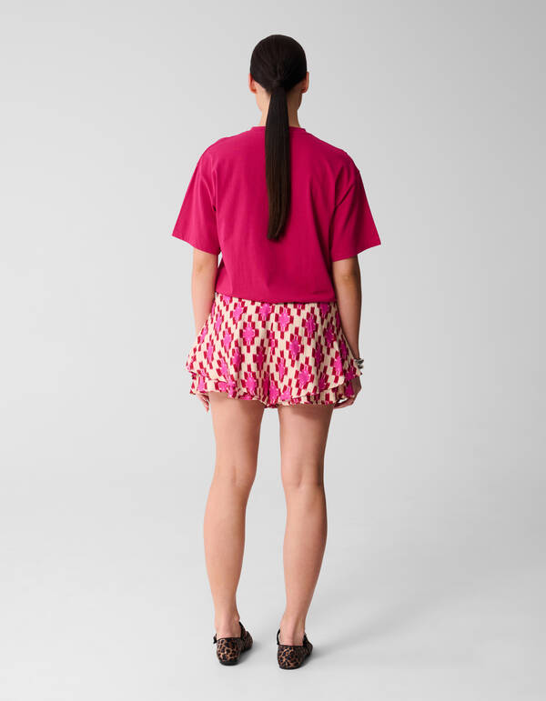 Club Amour T-shirt Rosa/Rot SHOEBY WOMEN