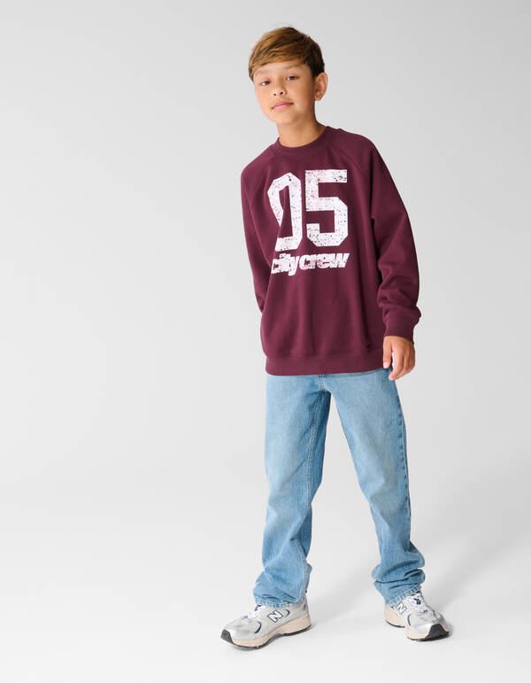 City Crew Pullover Dunkelrot SHOEBY BOYS