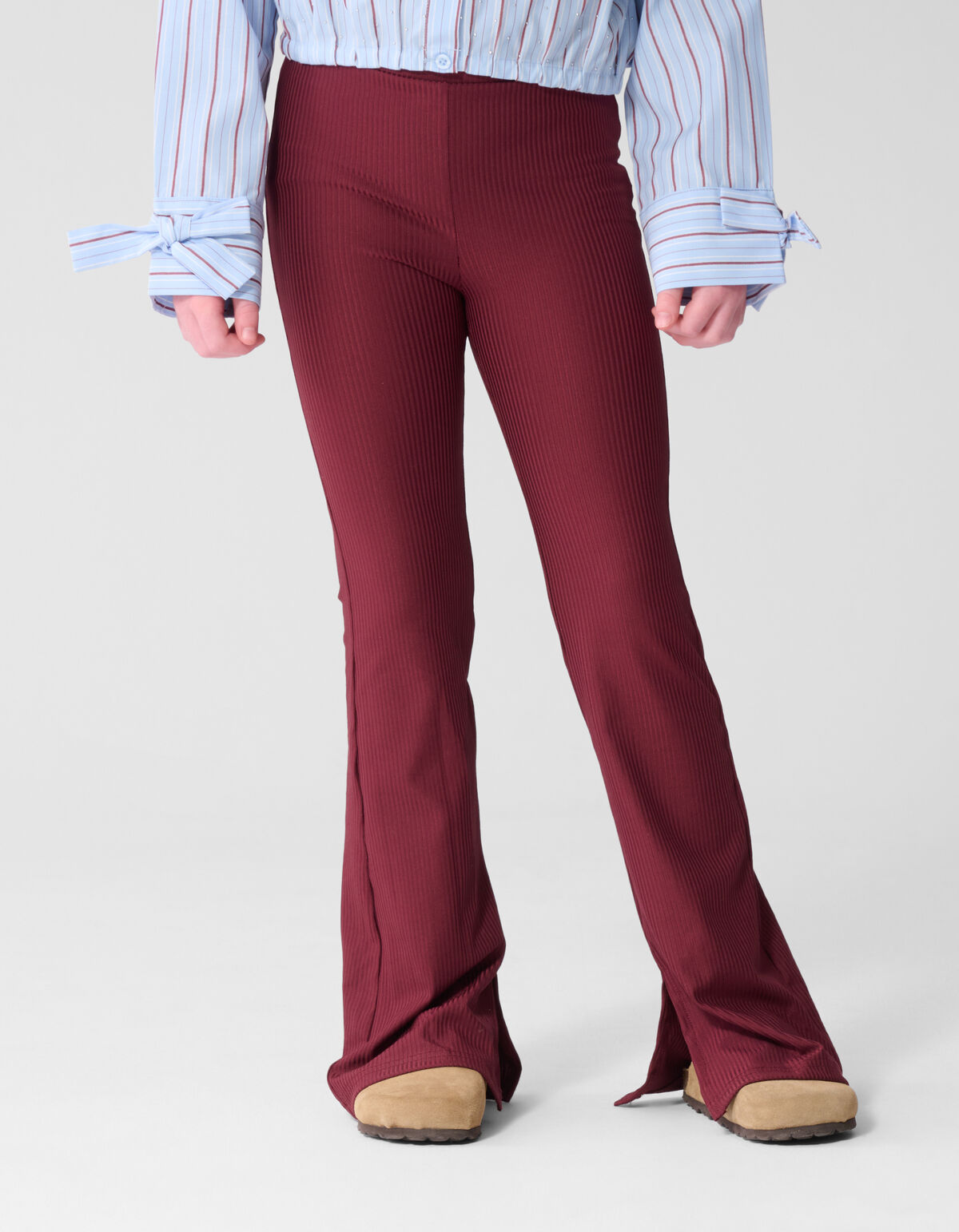 Leggings mit geripptem, ausgestelltem Schnitt Dunk SHOEBY GIRLS