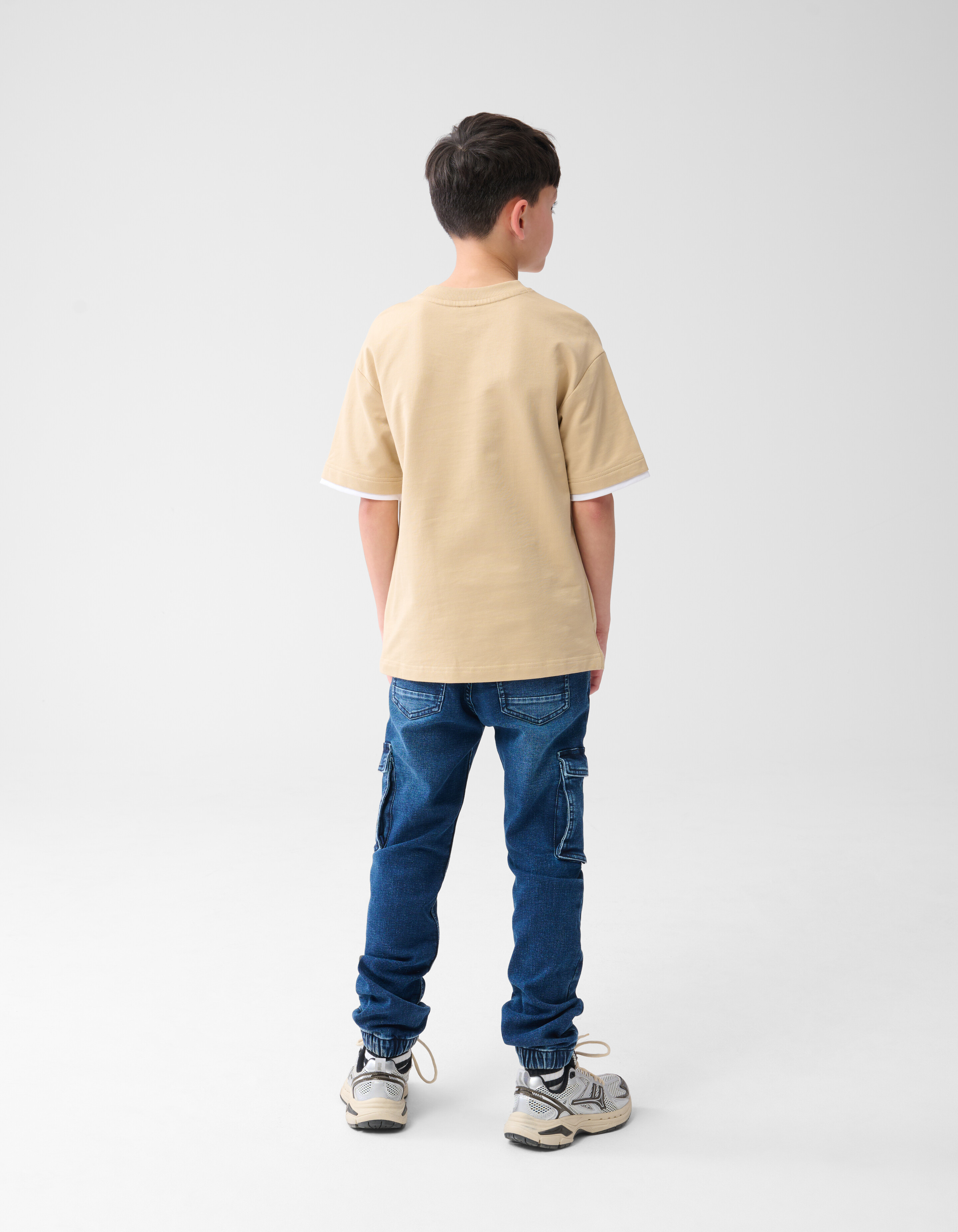 Text-T-Shirt Sand SHOEBY BOYS
