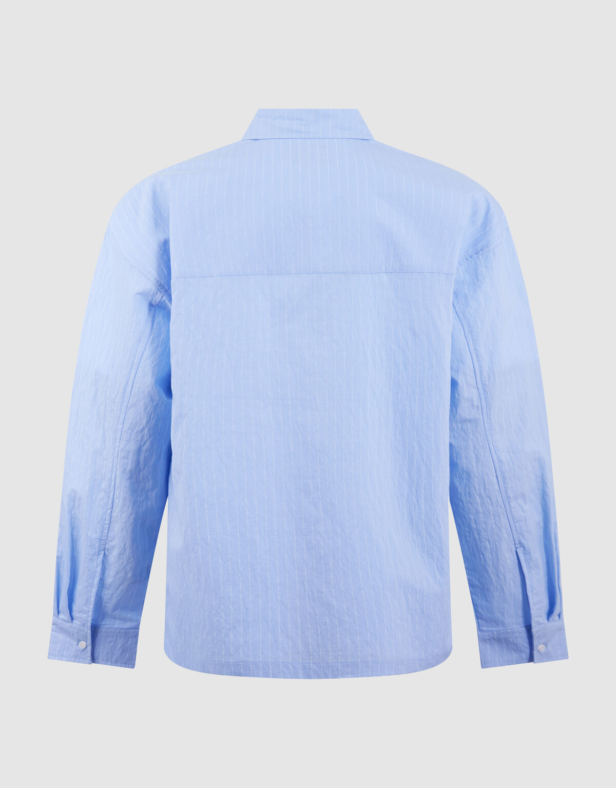 Relaxed Fit Nadelstreifenhemd Hellblau SHOEBY MEN