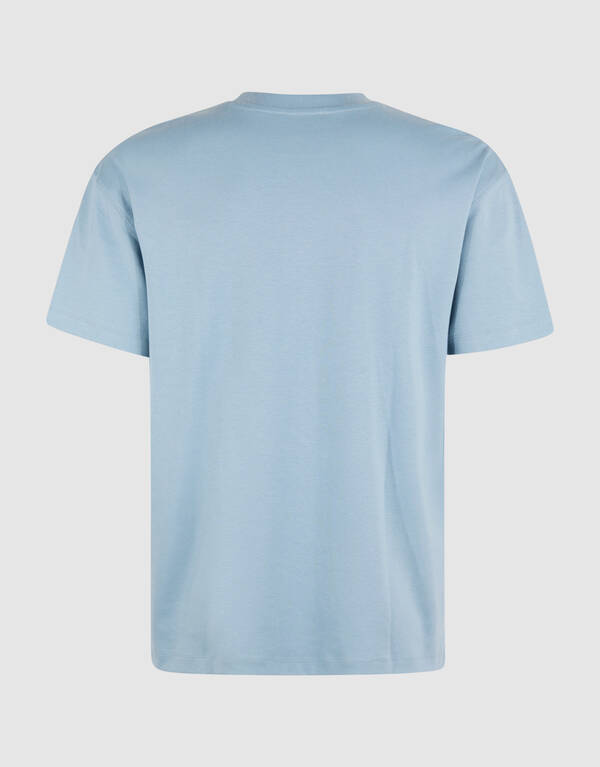 Besticktes T-Shirt Hellblau SHOEBY MEN