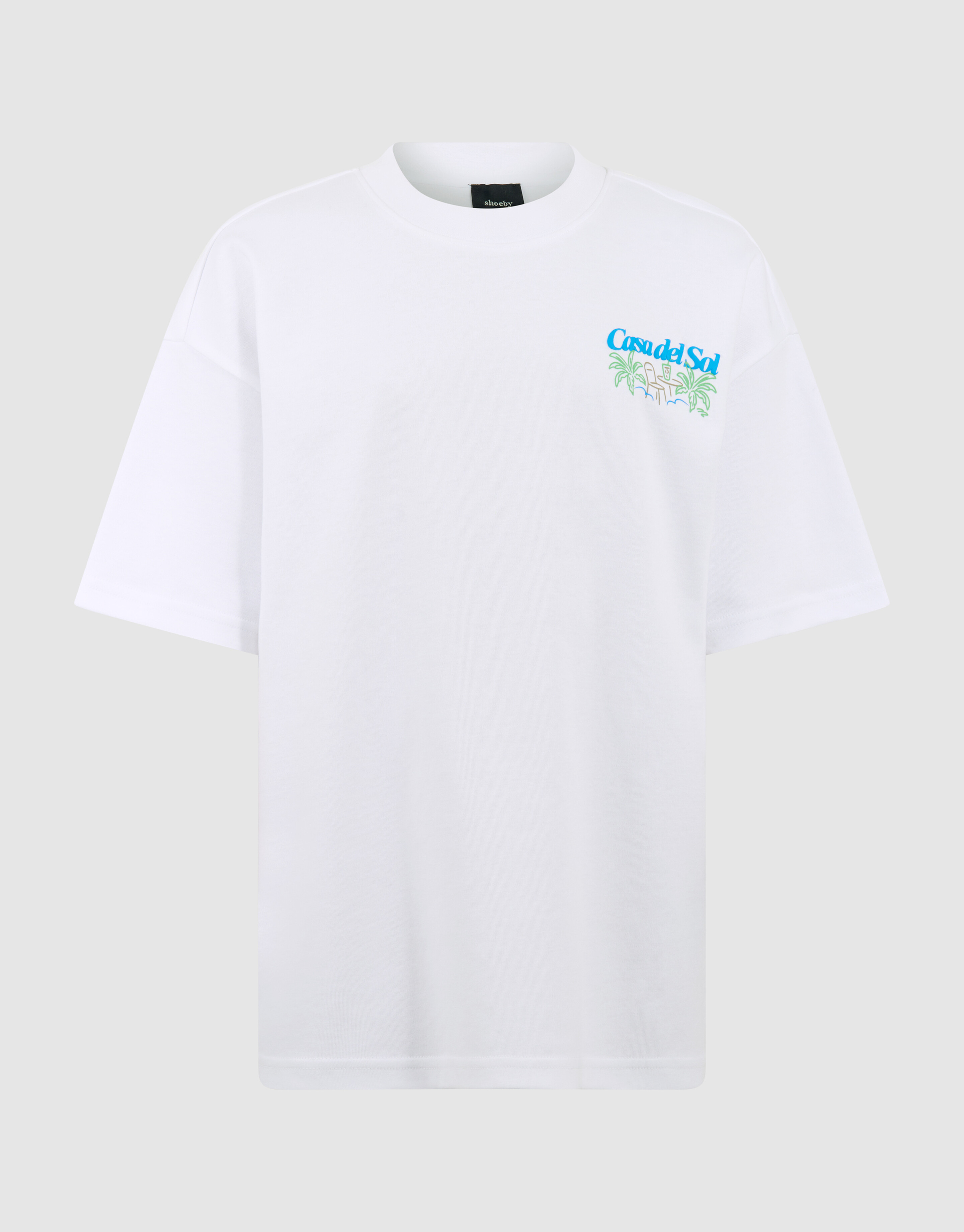 Casa Del Sol Kunst T-Shirt Wei&szlig; SHOEBY BOYS