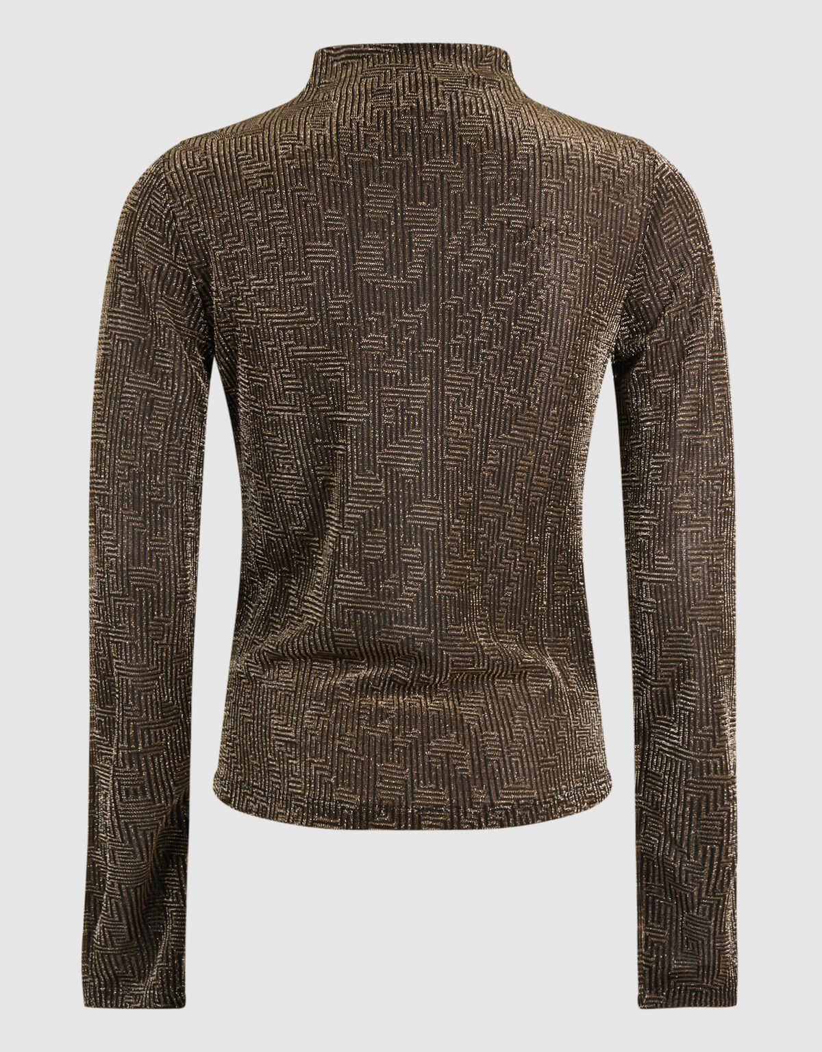 Glitzerndes Top mit Ausschnitt, Gold SHOEBY WOMEN