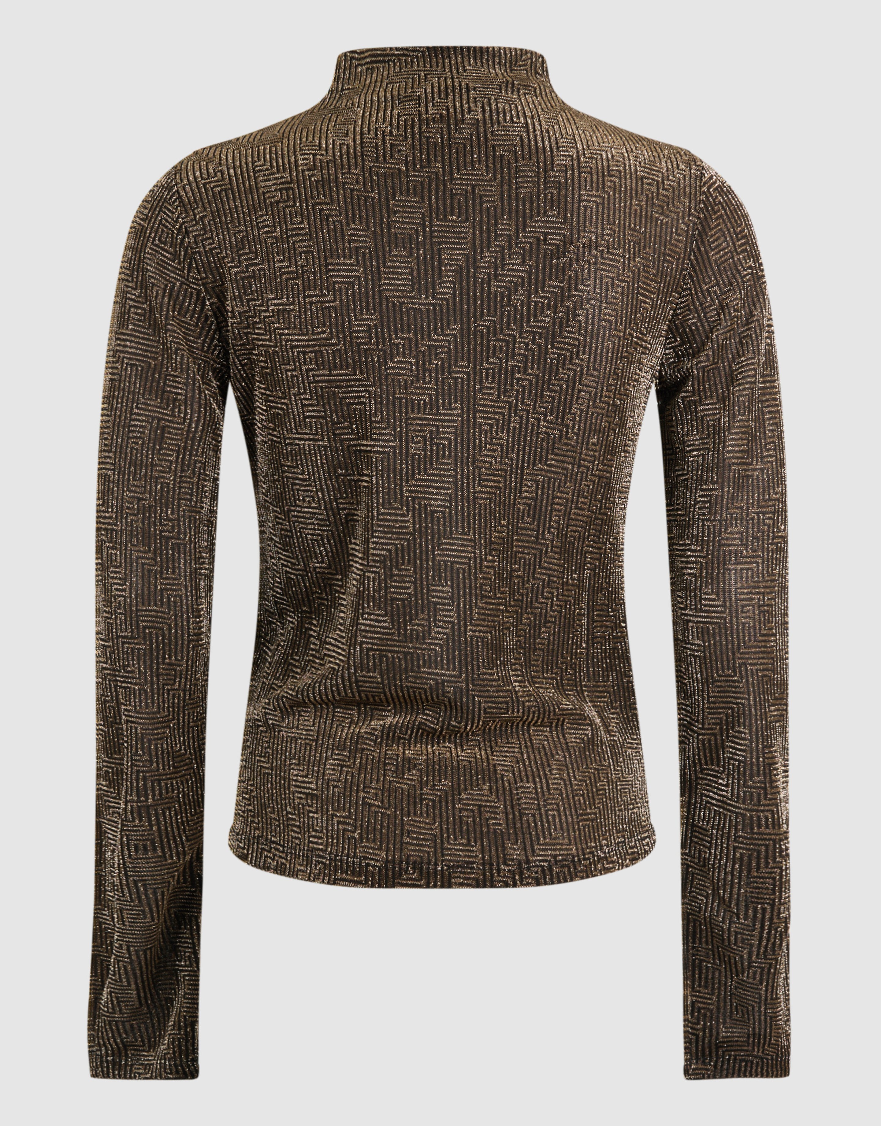 Glitzerndes Top mit Ausschnitt, Gold SHOEBY WOMEN