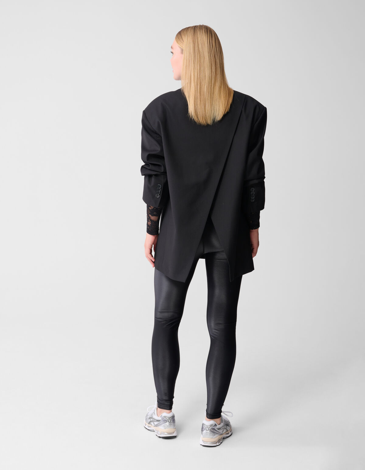 Gl&auml;nzende Leggings Schwarz SHOEBY WOMEN