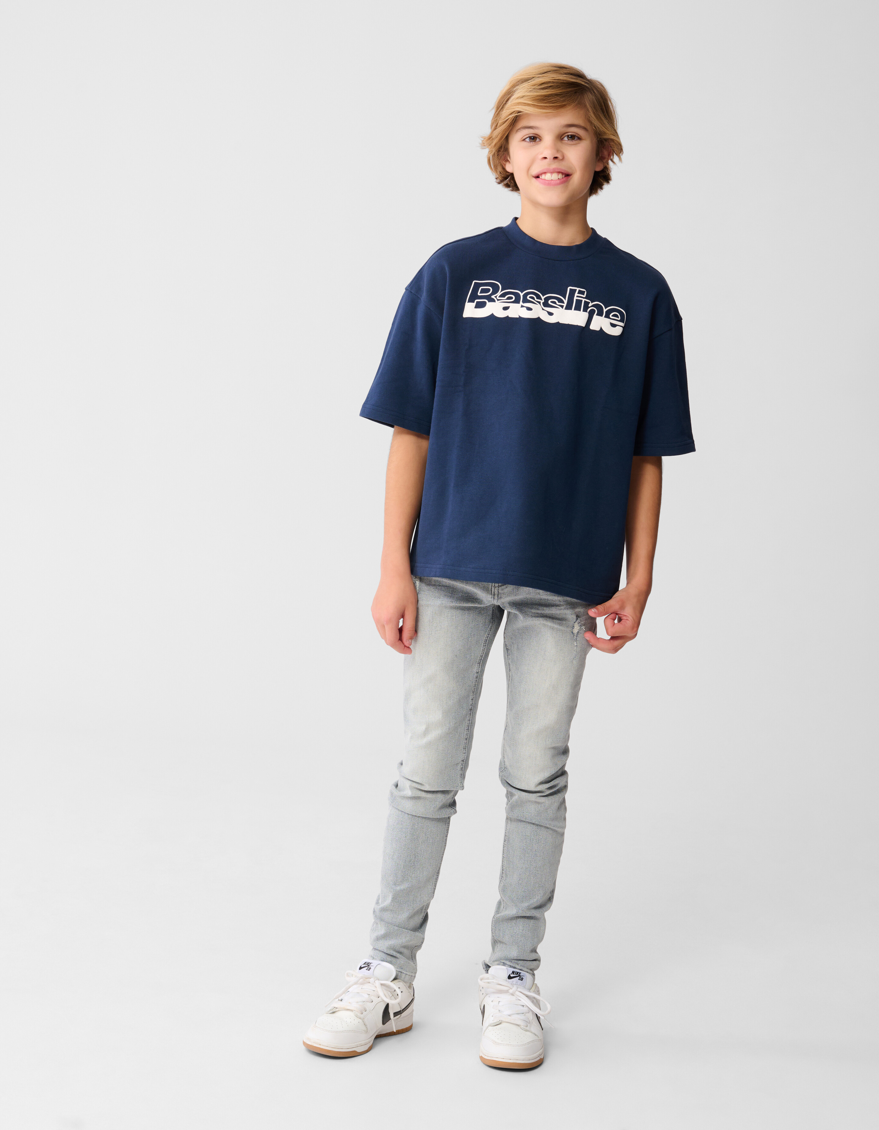Basseline Artwork T-Shirt Dunkelblau SHOEBY BOYS
