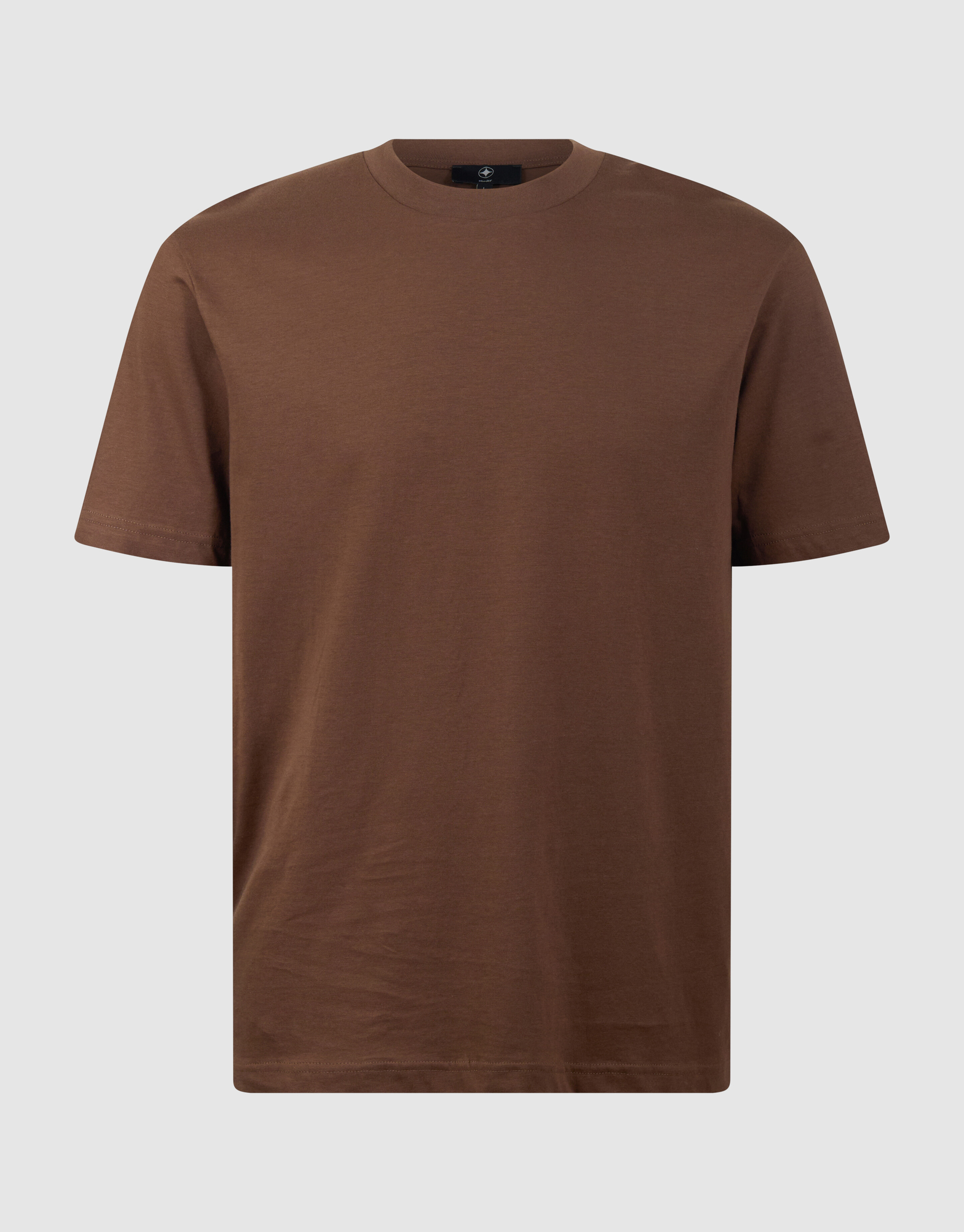 Logo-Kreis-Kunst T-Shirt Braun SHOEBY MEN