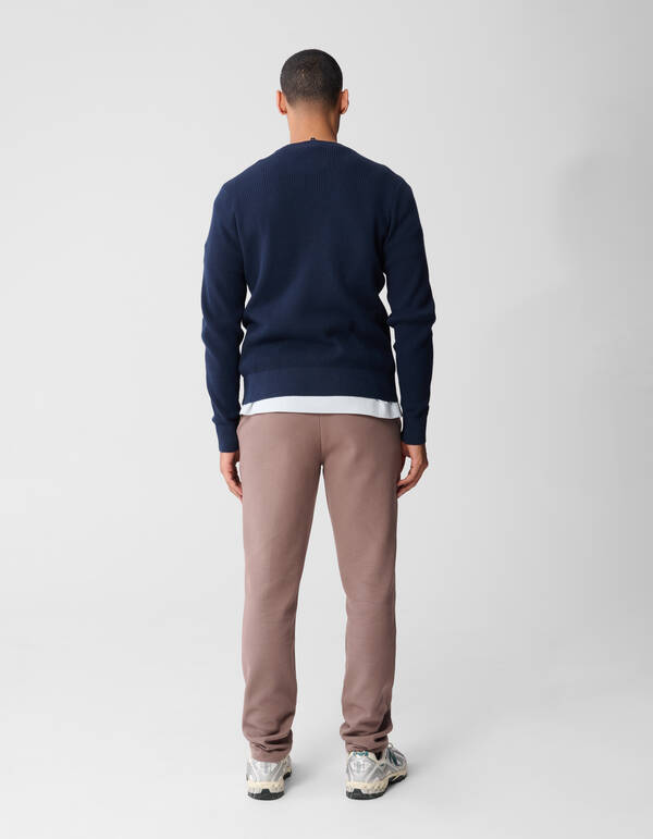 Strickpullover Waffel Dunkelblau SHOEBY MEN