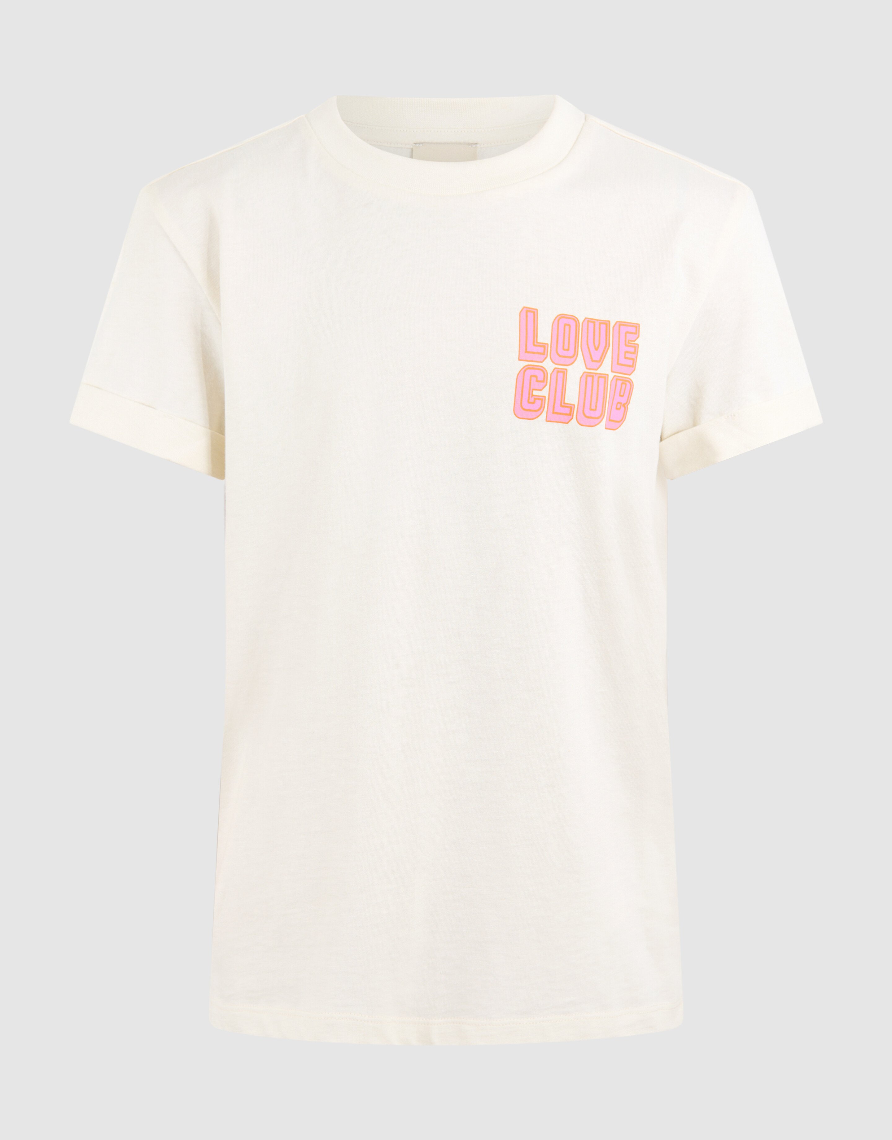 Love Club Artwork T-shirt Off Weiß SHOEBY GIRLS