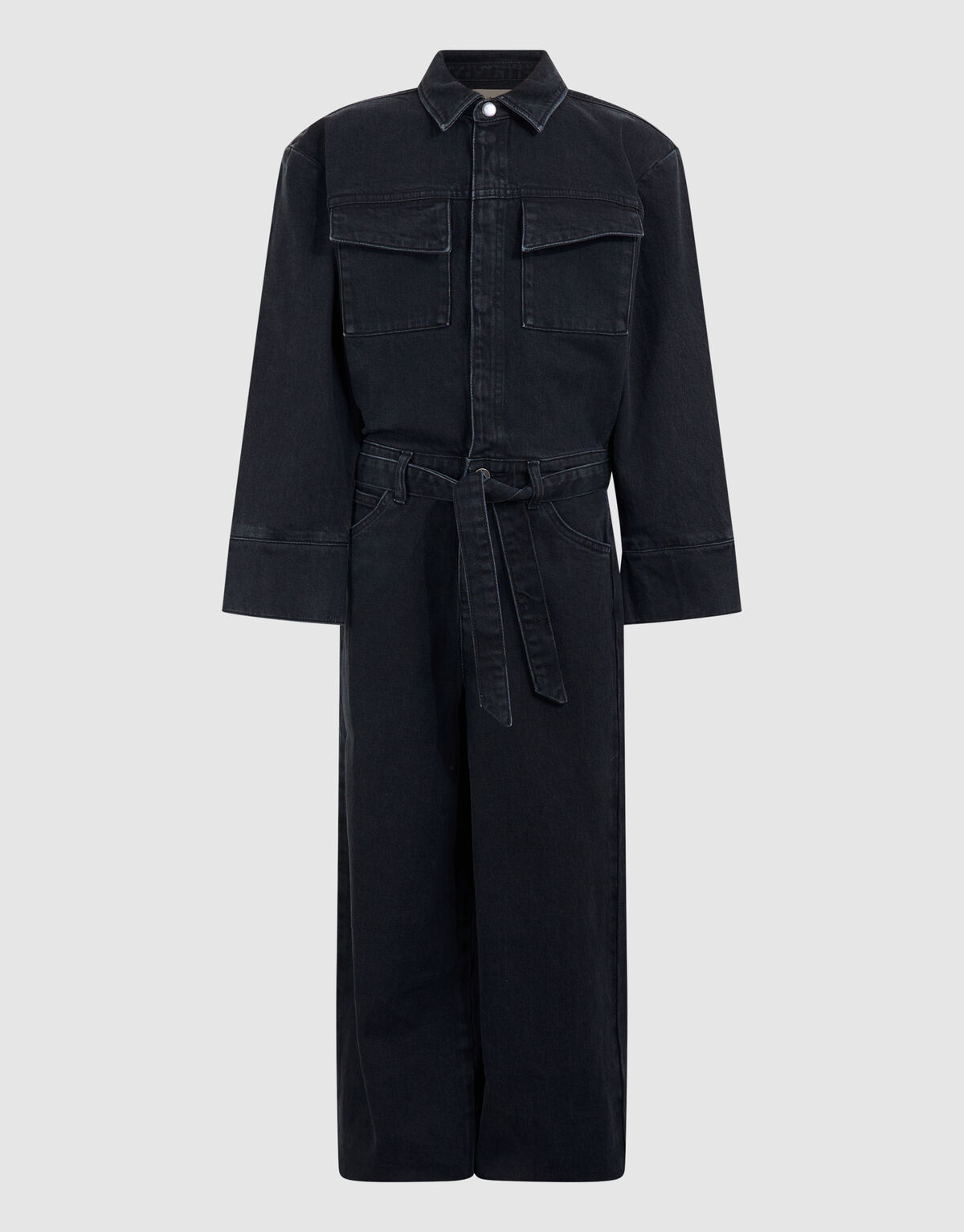 Schwarzer Jeans-Overall mit l&auml;ssiger Passform SHOEBY GIRLS