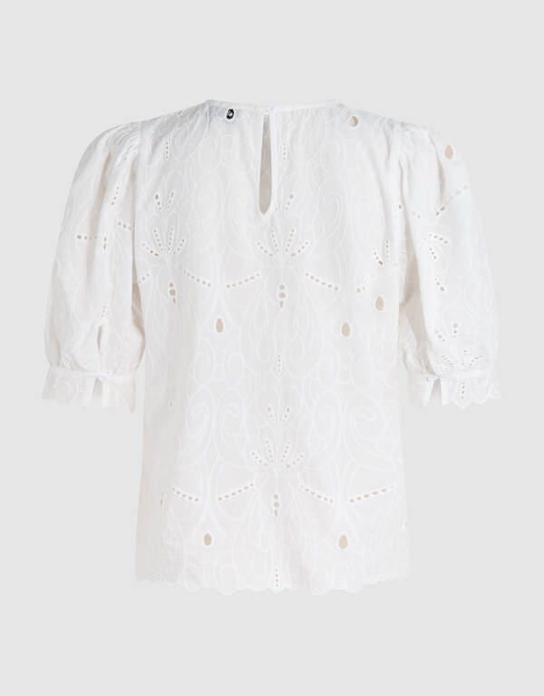 Besticktes Top Off White SHOEBY WOMEN