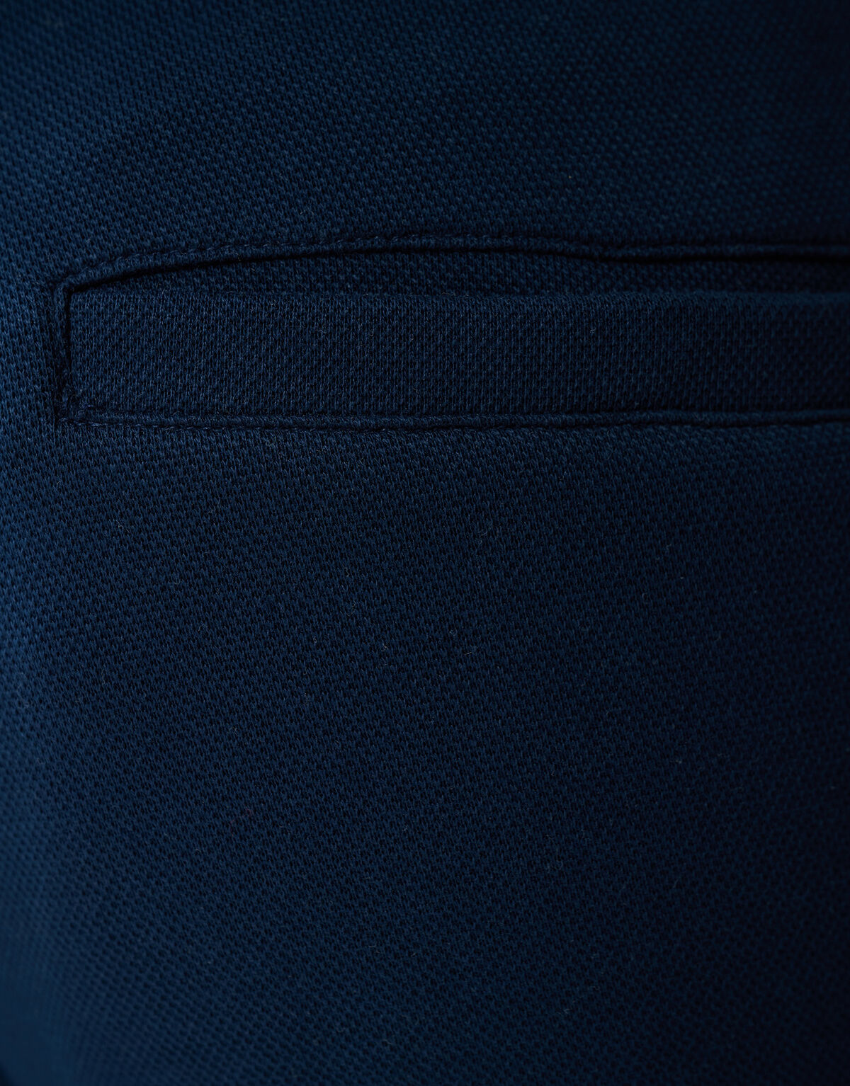 Piqu&eacute; Logo Shorts Blau SHOEBY MEN