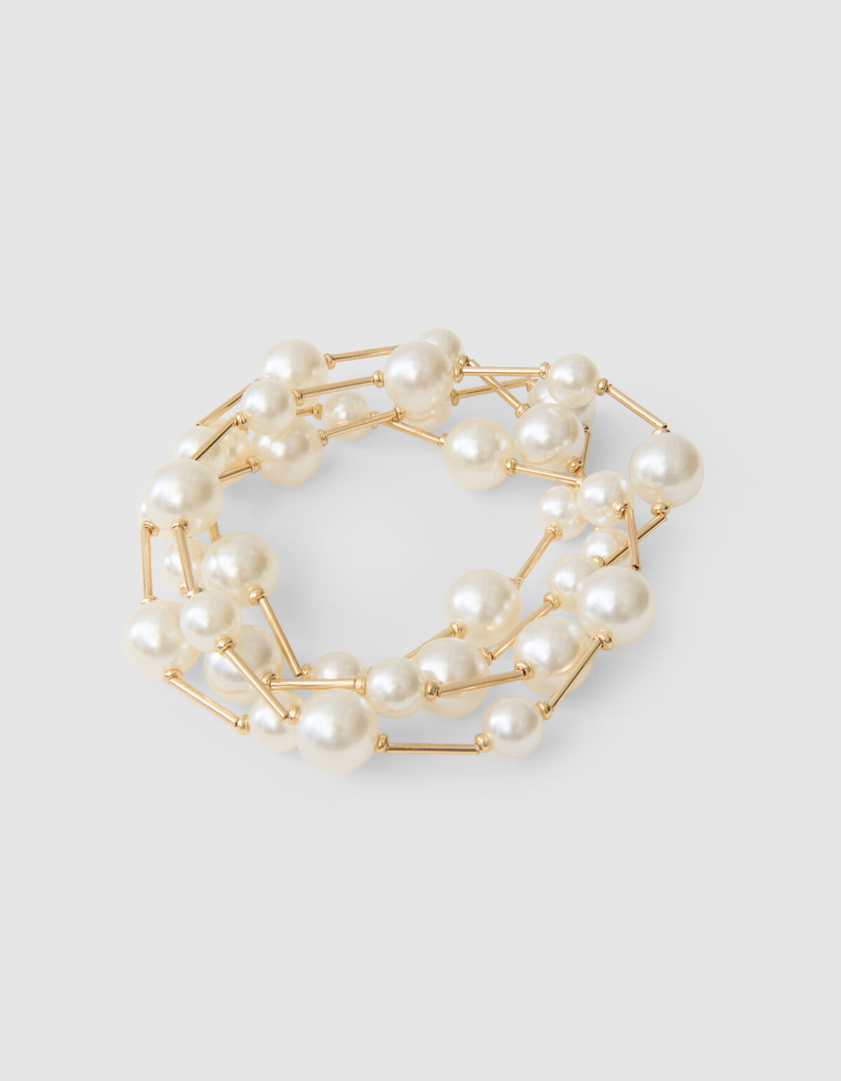 Perlenarmband Gold SHOEBY ACCESSOIRES