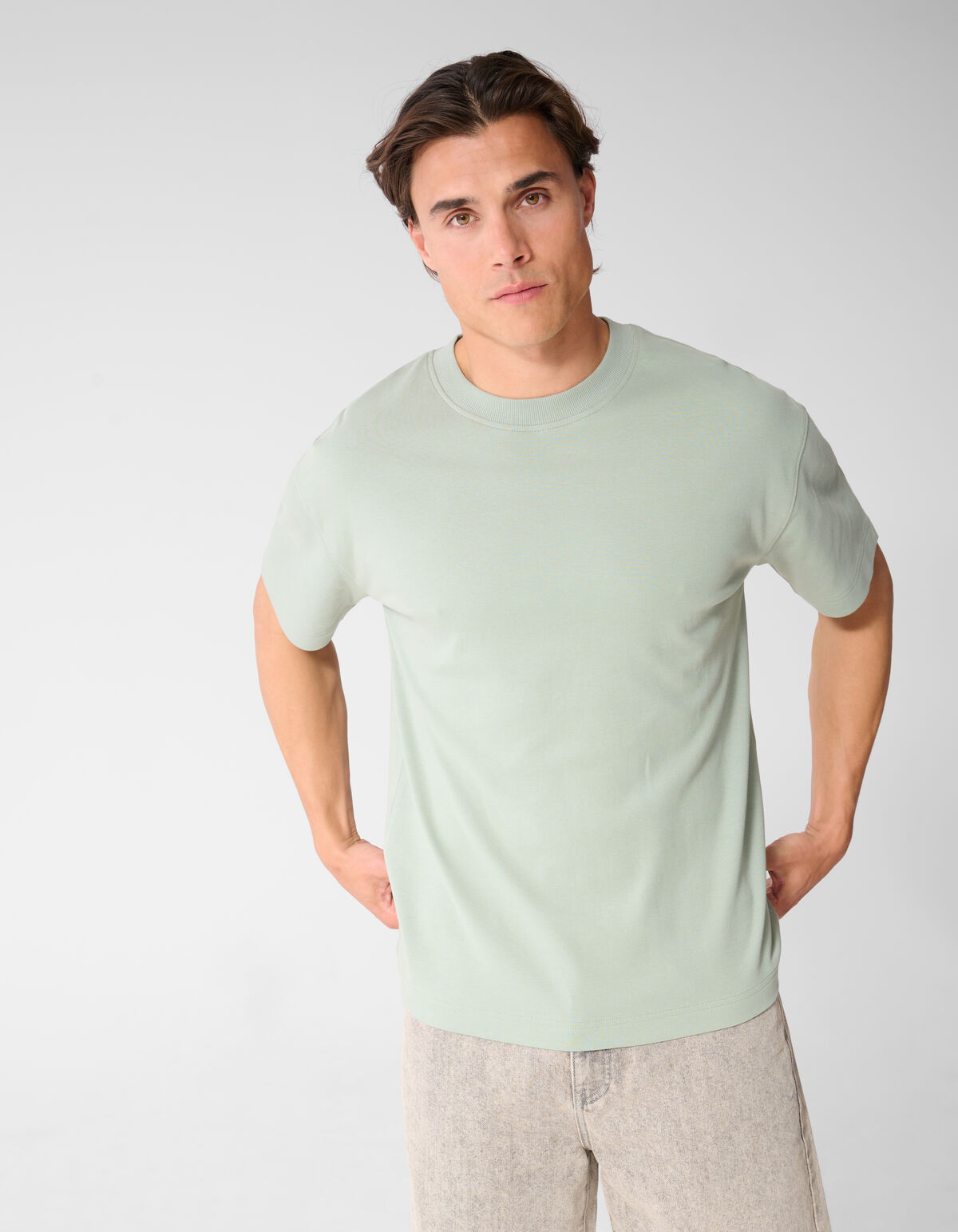 Graphic Spark T-Shirt Hellgr&uuml;n SHOEBY MEN