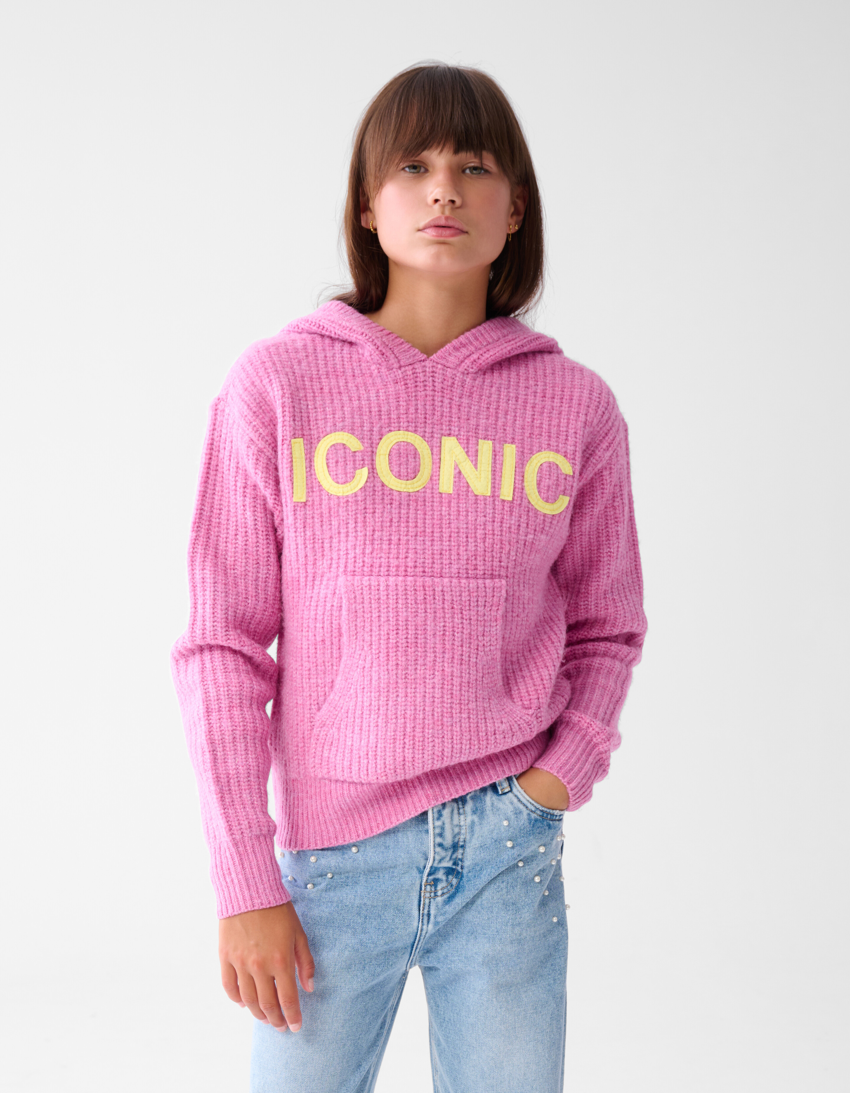 Textdruck Hoodie Rosa SHOEBY GIRLS