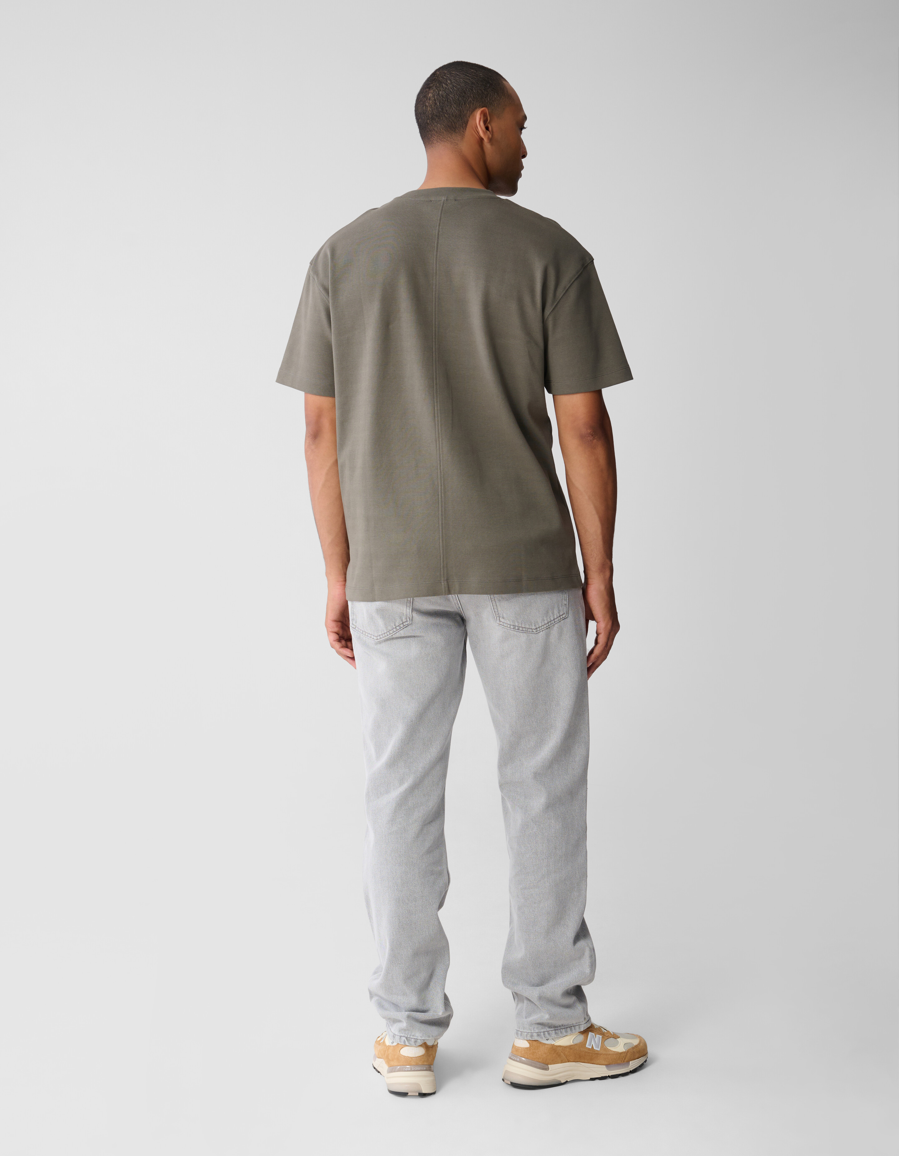 Stickerei-Kunst T-Shirt Dunkelgrün SHOEBY MEN