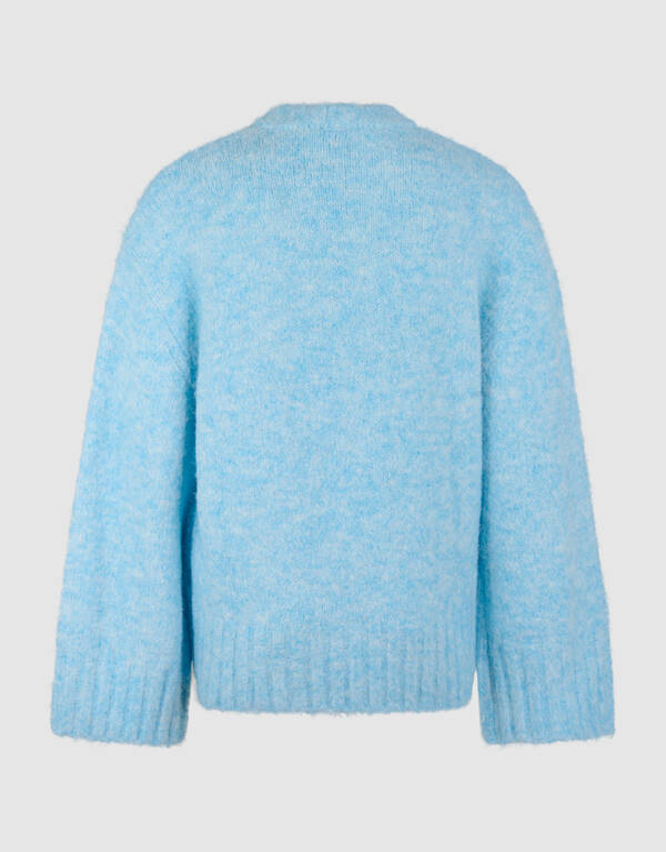 &Uuml;bergro&szlig;er Pullover Hellblau SHOEBY WOMEN