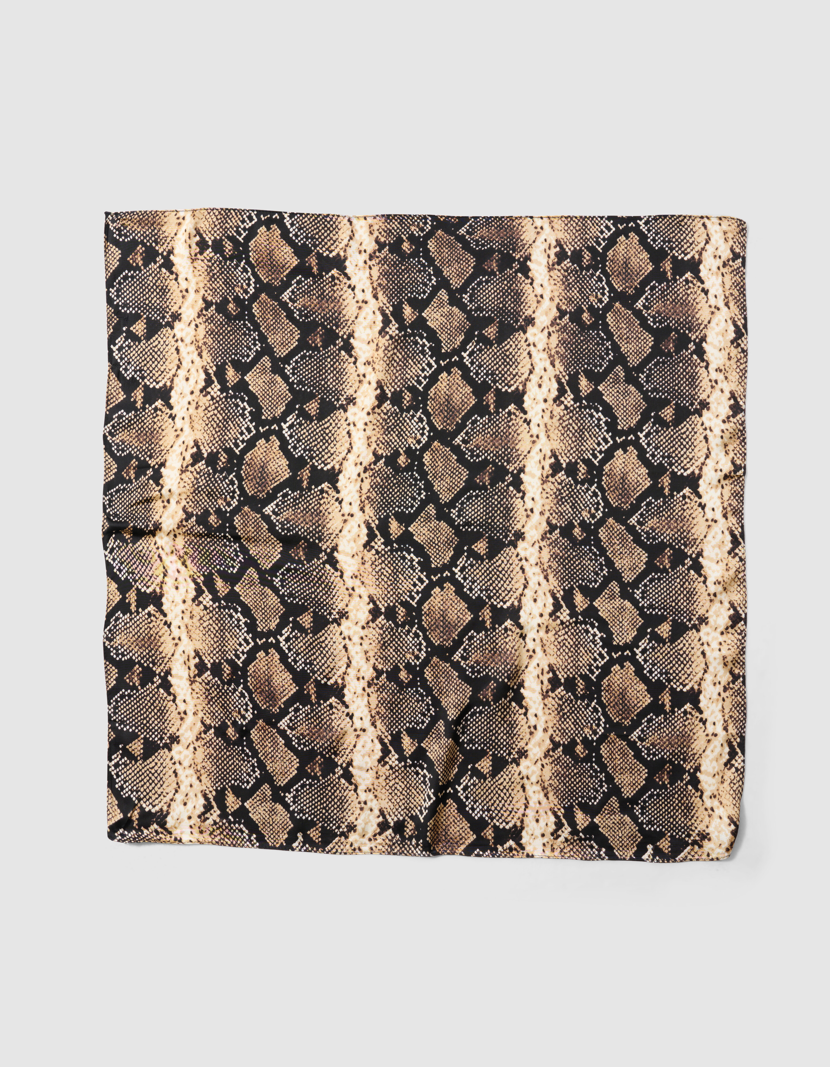 Bedruckter Schlangenschal Braun SHOEBY ACCESSOIRES