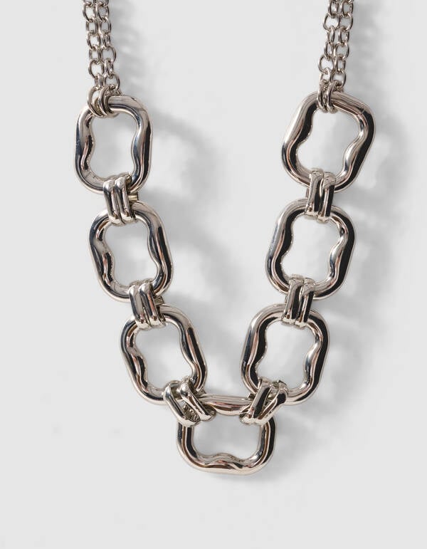 Square Ketting Zilver SHOEBY ACCESSOIRES