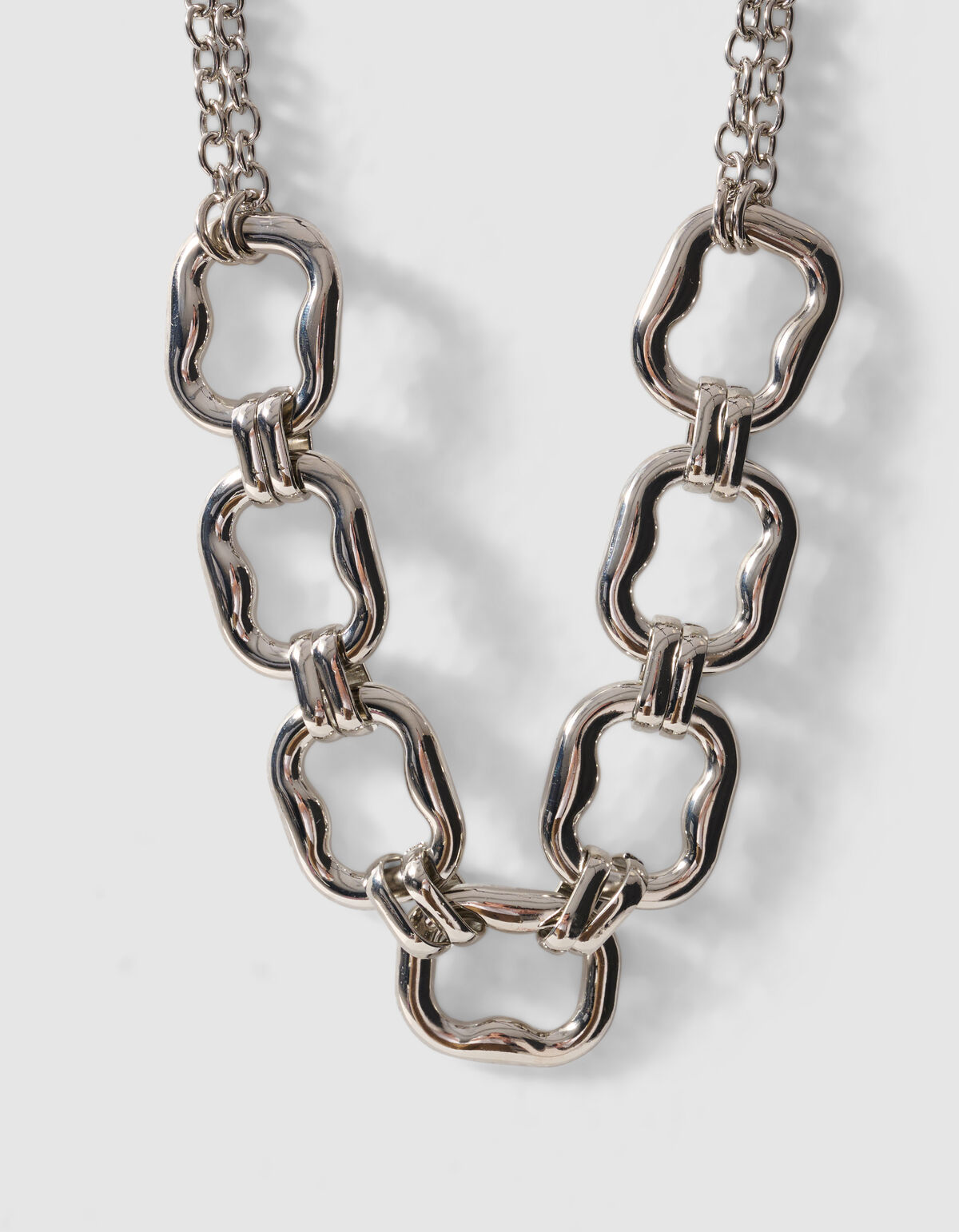 Square Ketting Zilver SHOEBY ACCESSOIRES
